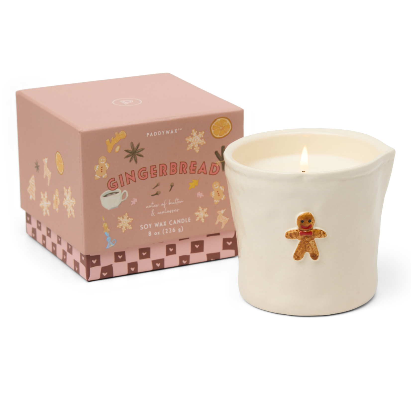 Paddywax Bistro Ceramic Candle- Gingerbread