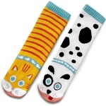 Pal Socks Cat & Dog Mismatched Socks (Adult Small)