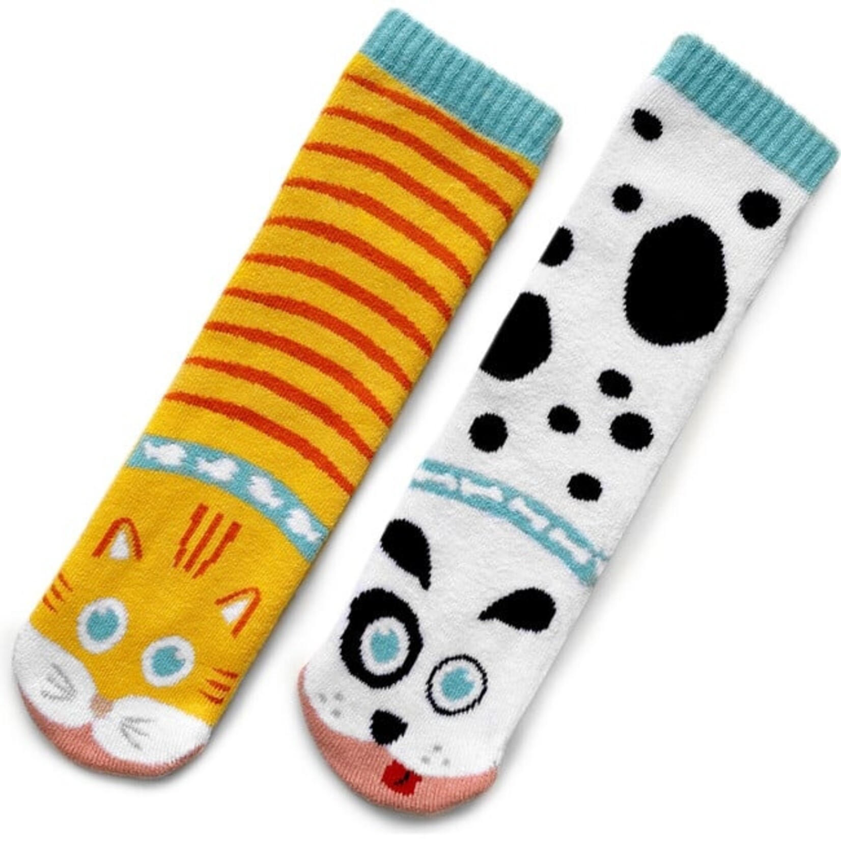Pal Socks Cat & Dog Mismatched Socks (Adult Small)