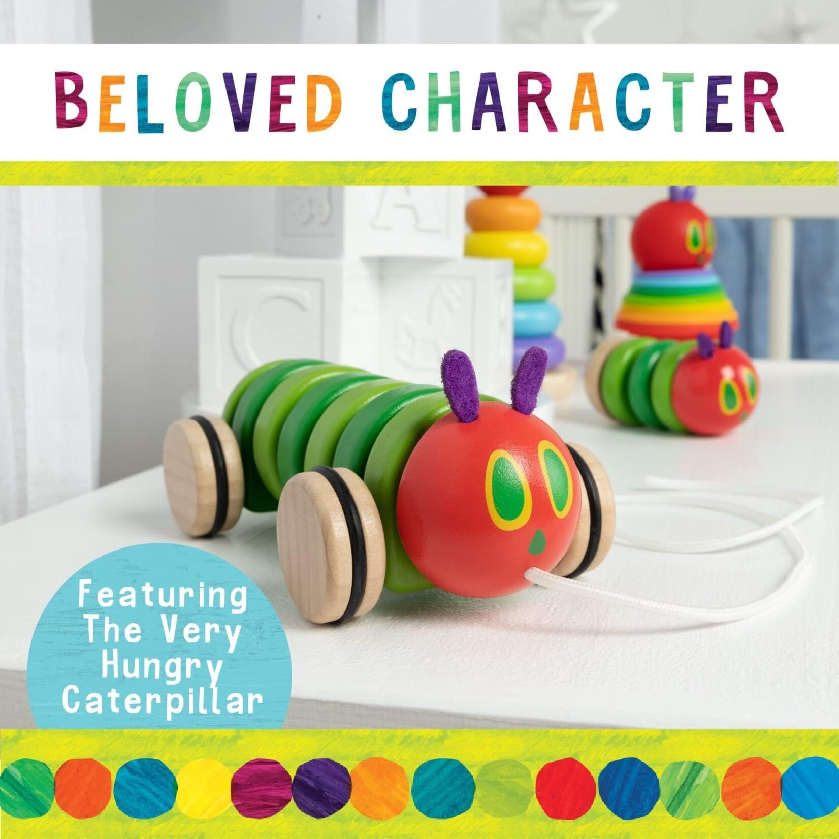 Kids Preferred Eric Carle Wooden Pull Toy