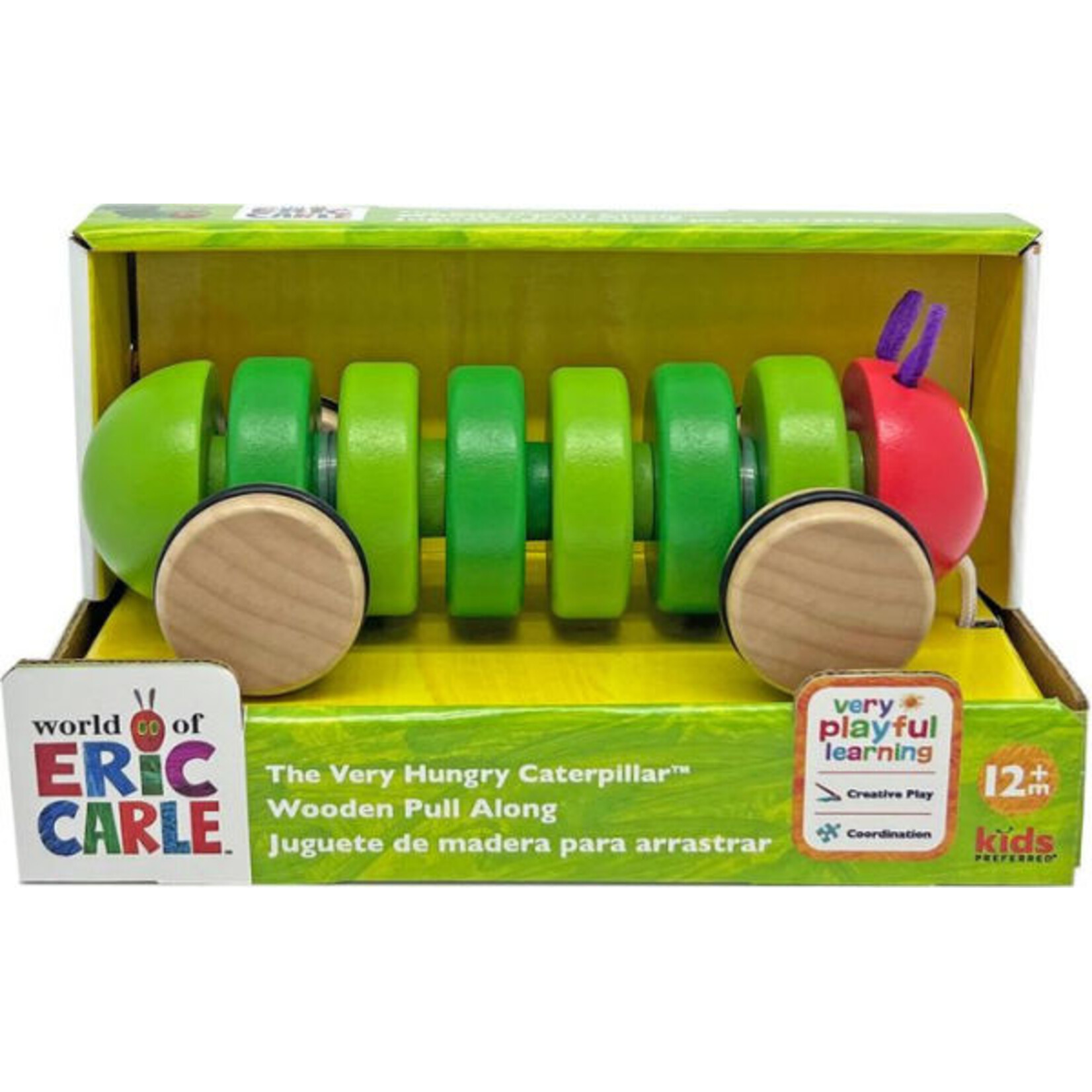 Kids Preferred Eric Carle Wooden Pull Toy