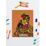 Dakari Moon Black Girl Bloom Thick Coloring Book