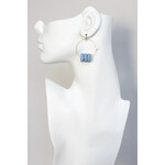 David Aubrey Jewelry Moss Lava Hoops Earrings