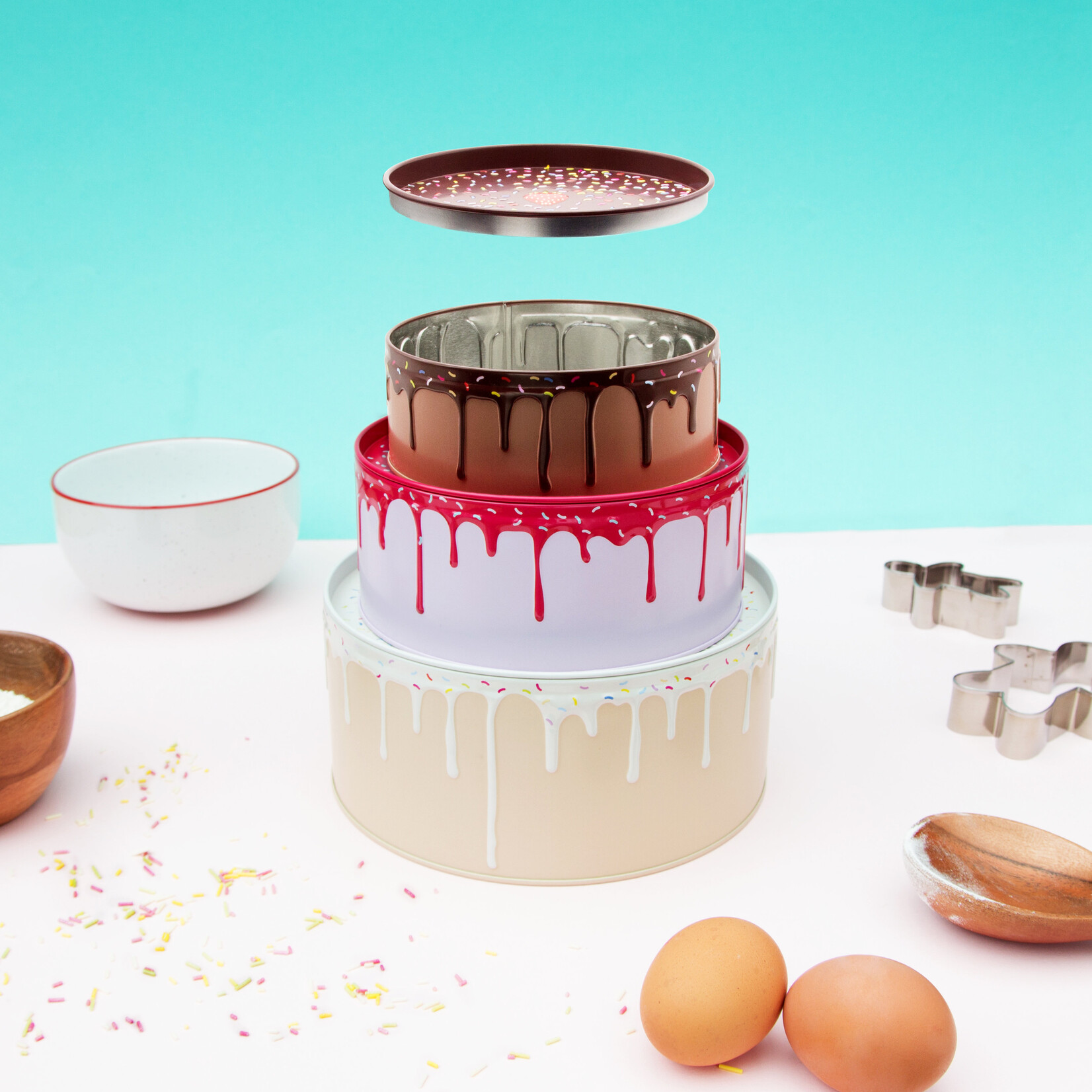 Cake Storage Tin SET OF 3