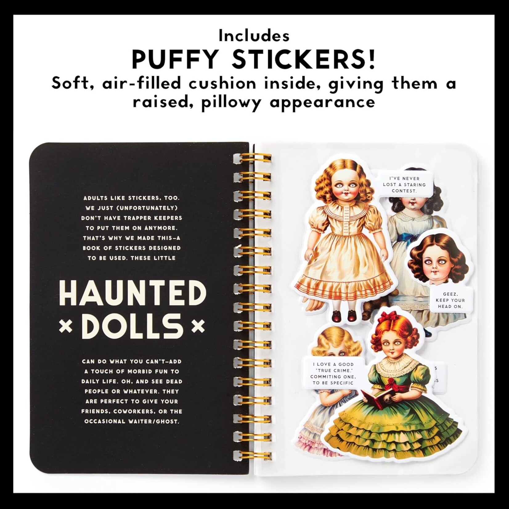 Chronicle Books Haunted Dolls Sticker Book