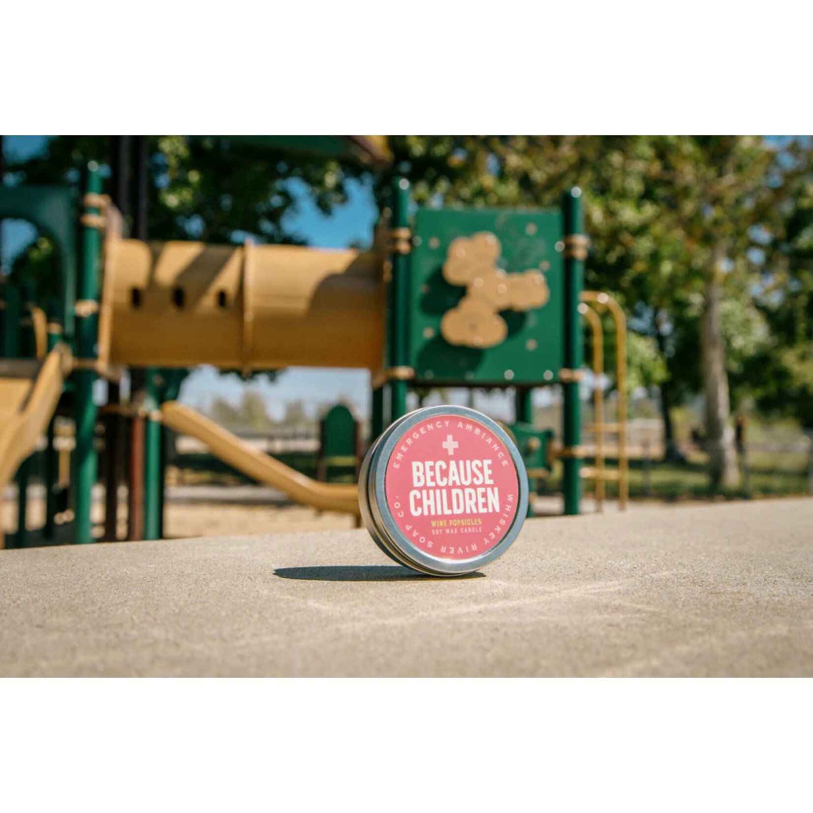 Whiskey River Soap Co. Because Children Emergency Ambiance Tin
