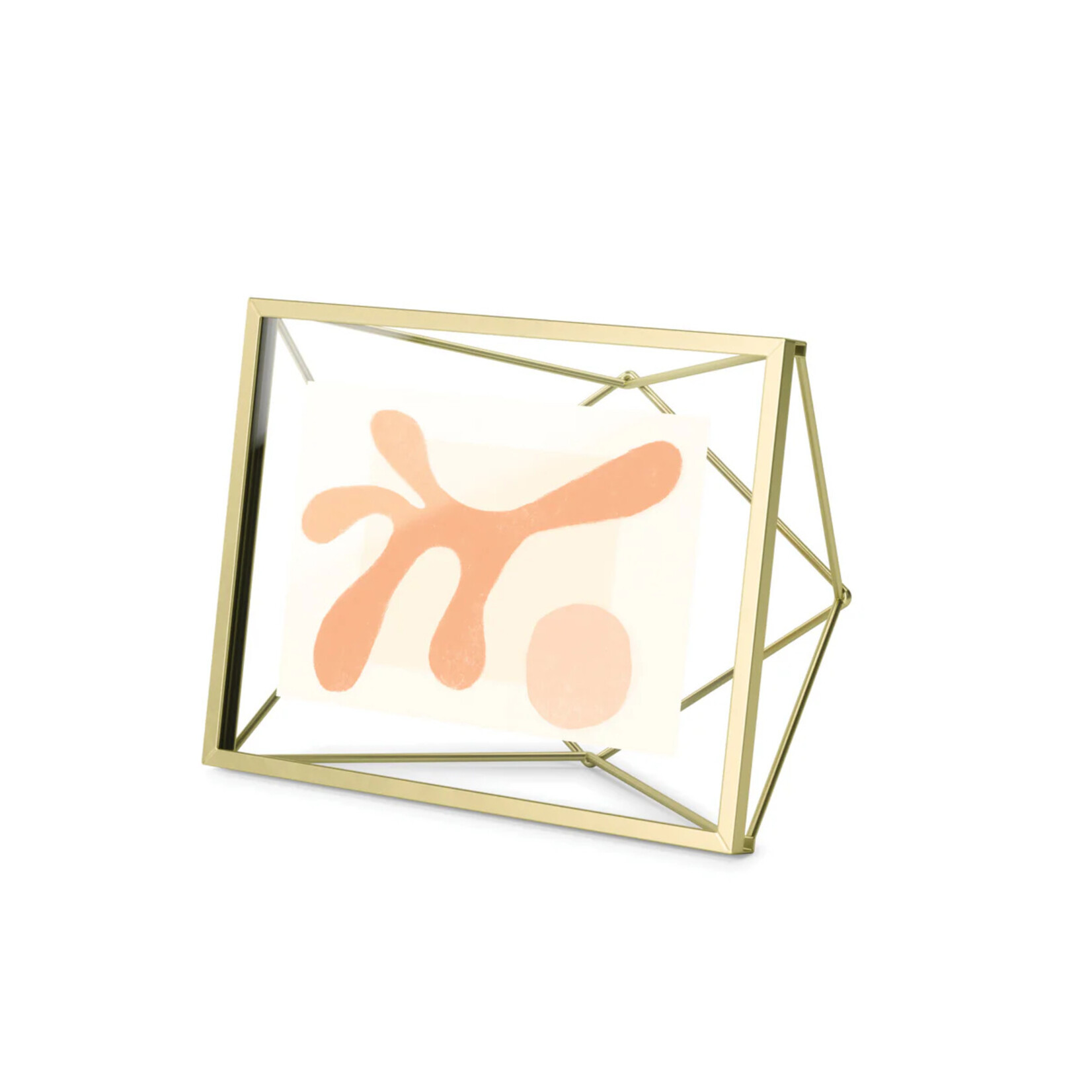 Prisma 8" X 10" Matte Brass Picture Frame