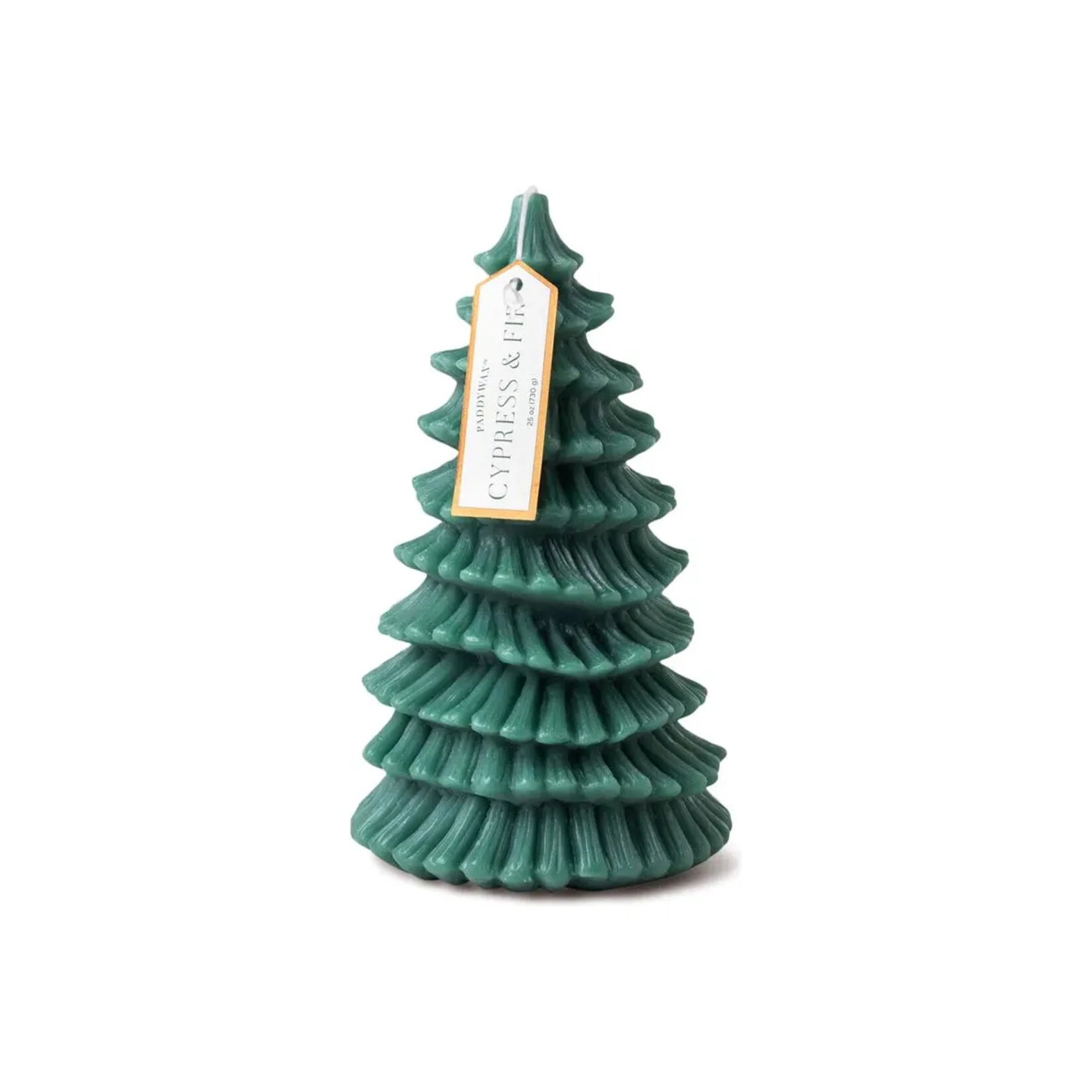 Paddywax Cypress Fir Holiday Tree Totem Candle- Large