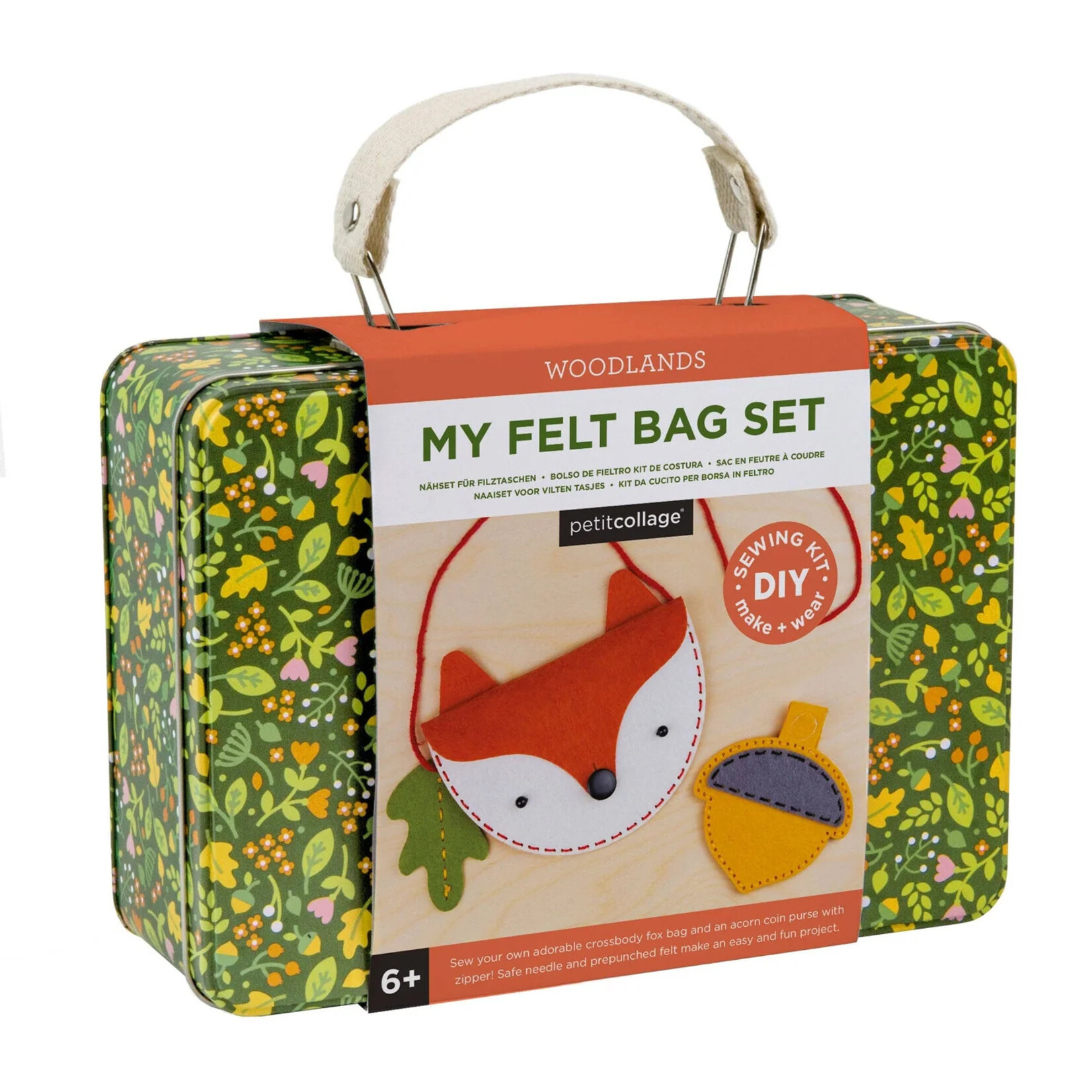 Chronicle Books DIY Woodland Fox Felt Lunch Bag