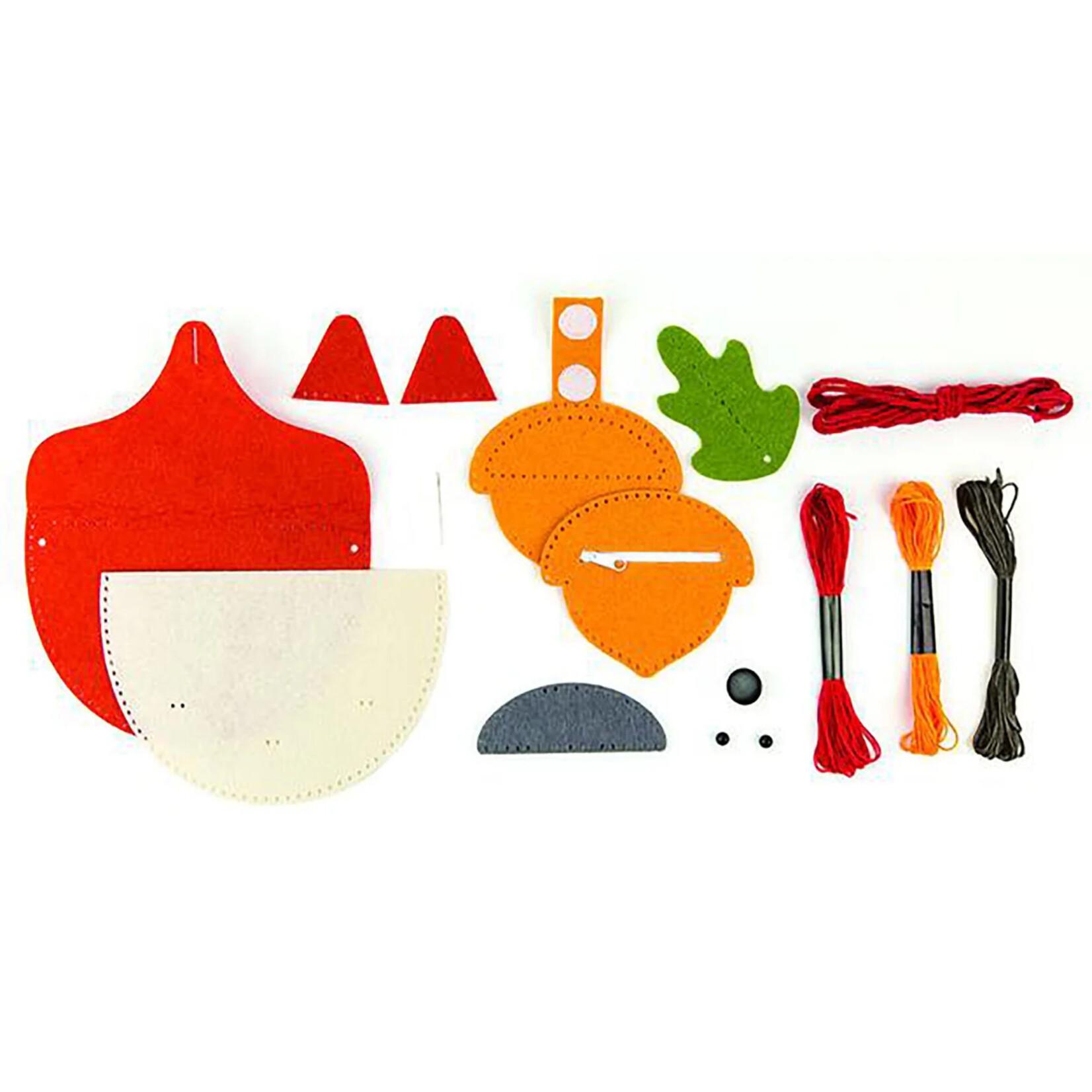 Chronicle Books DIY Woodland Fox Felt Lunch Bag