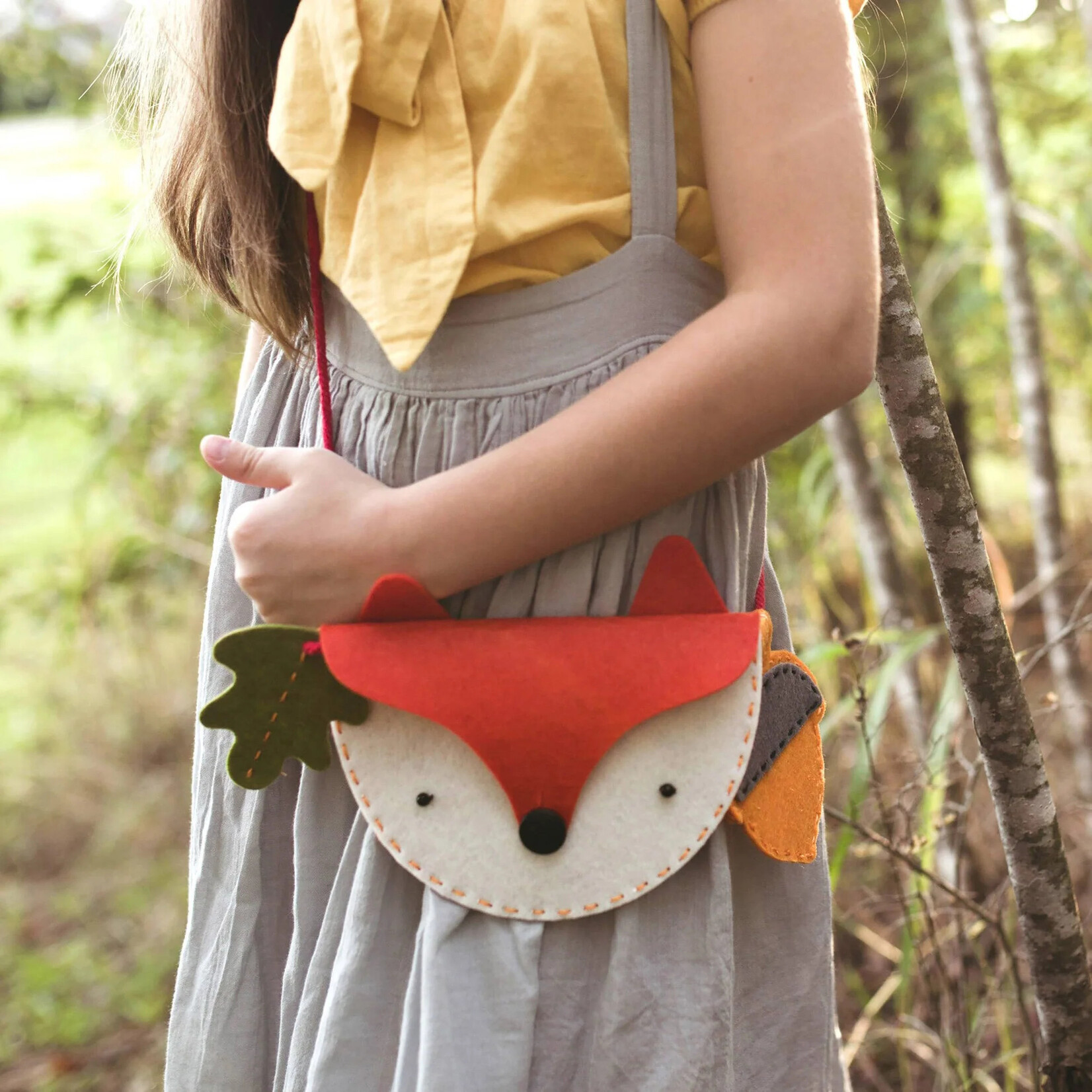 Chronicle Books DIY Woodland Fox Felt Lunch Bag