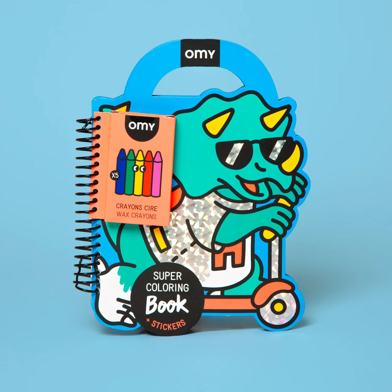 Super Coloring & Sticker Book- Dino