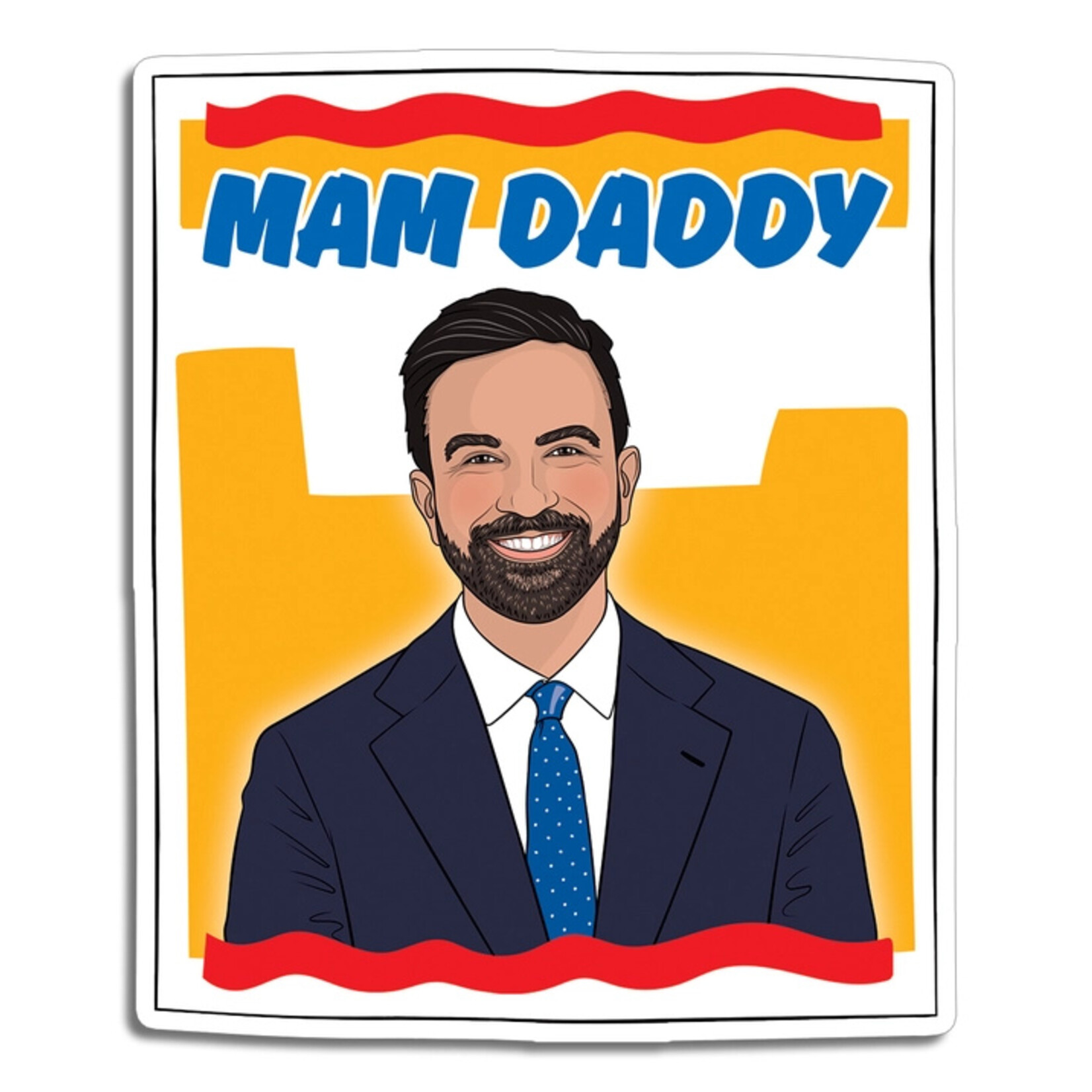 Zohran MamDaddy NYC Sticker