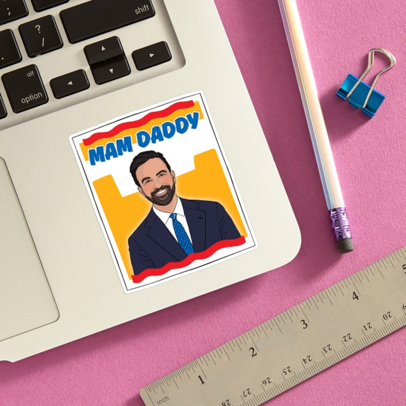 Zohran MamDaddy NYC Sticker
