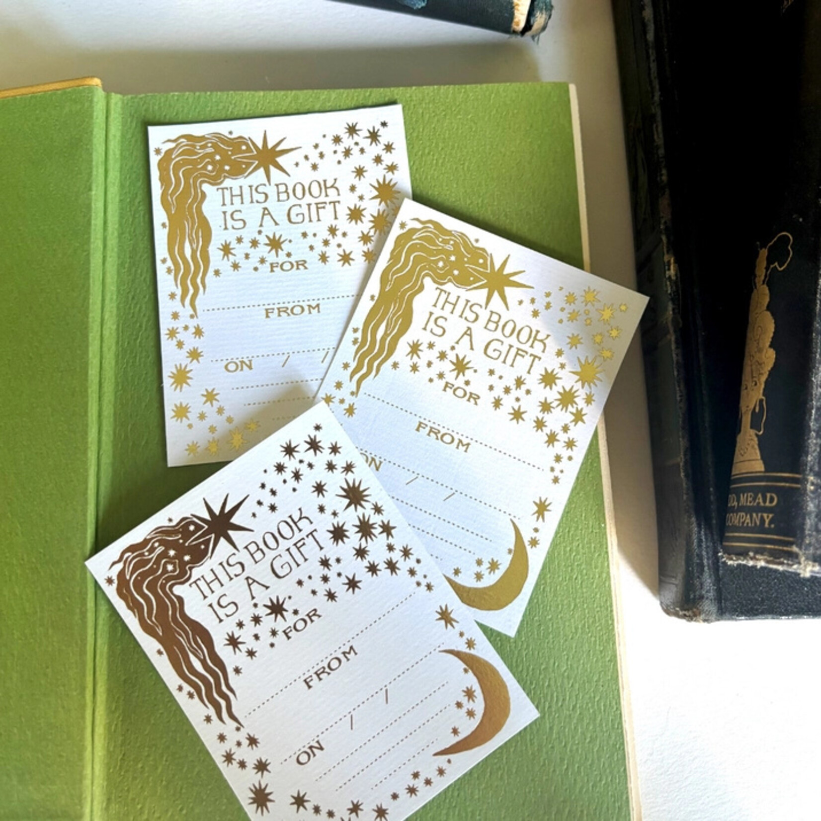 Lillian Melcher Set of 3 Celestial Book Plate Stickers