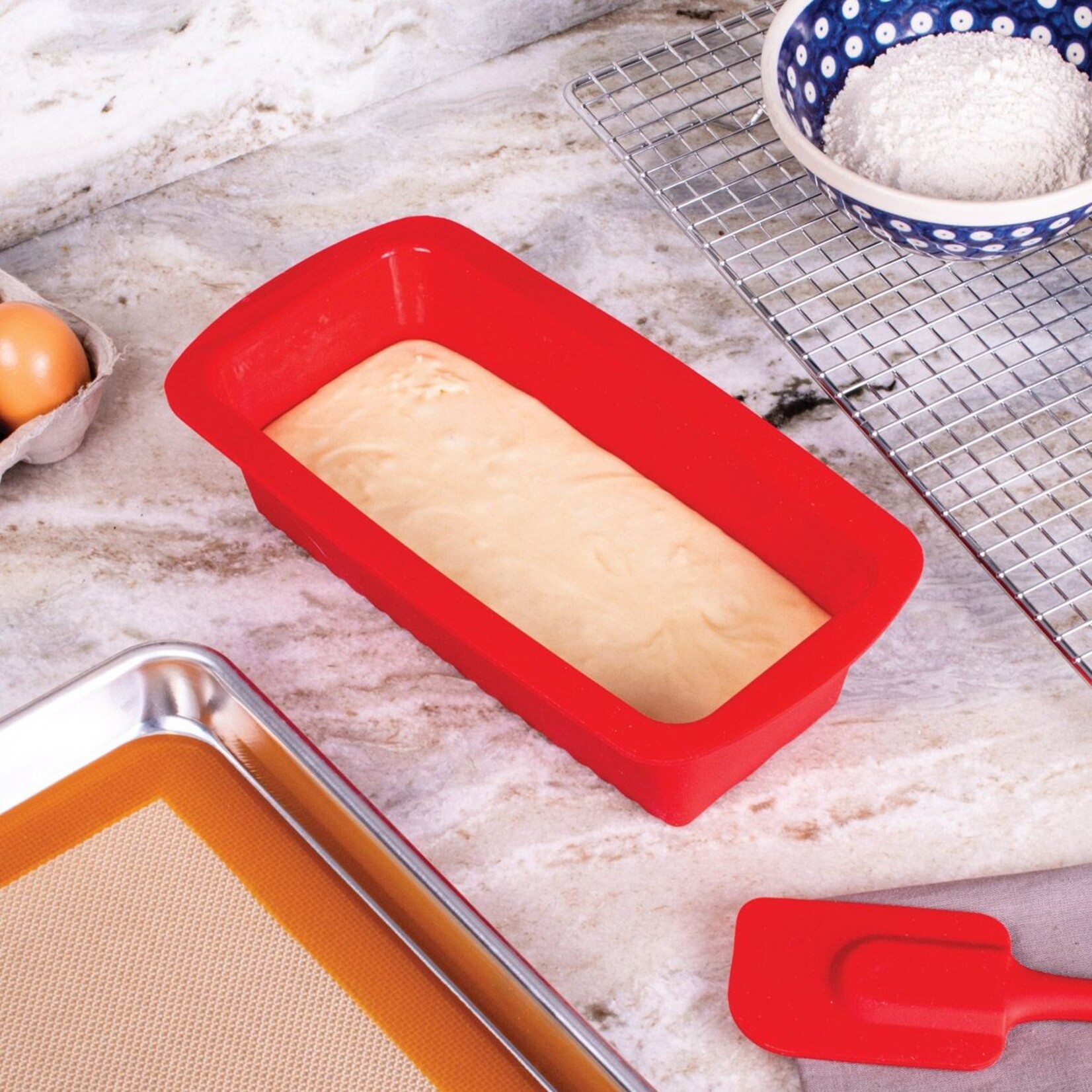 Mrs. Anderson's Baking Silicone Loaf Pan 9.5 in