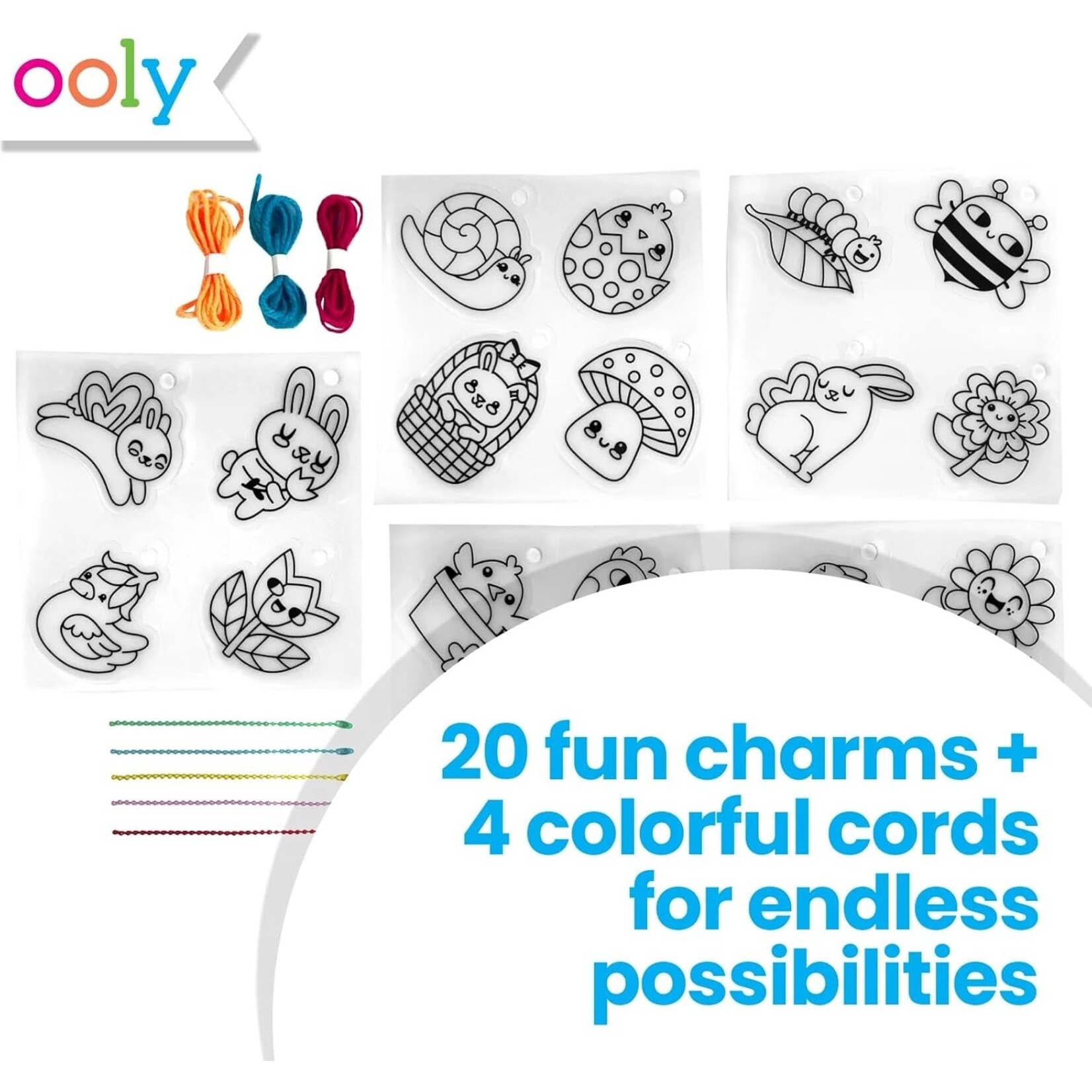 OOLY Diy Shrink Art Kit - Garden Pals