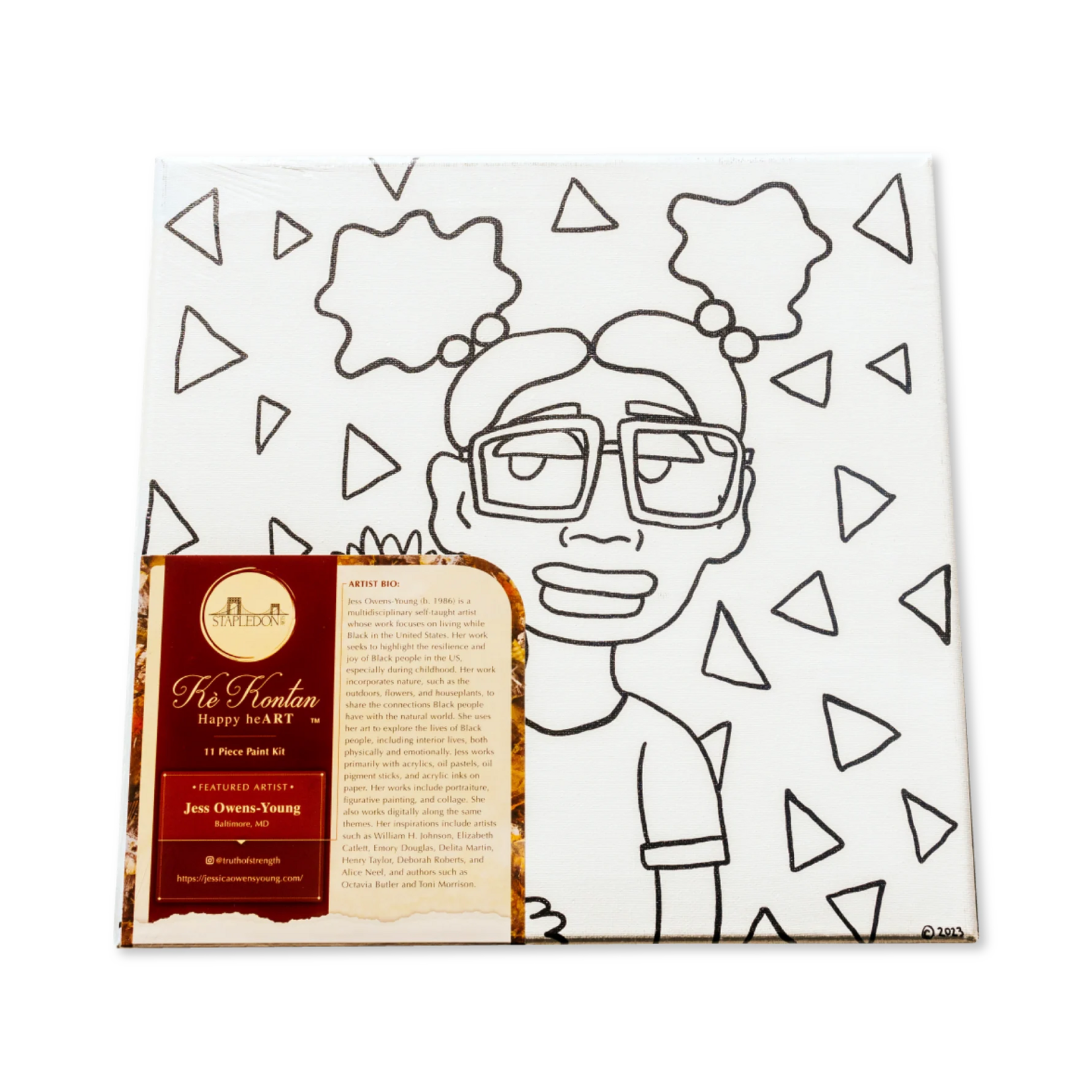 Stapledon Arts Paint Kit: Blooming Girl