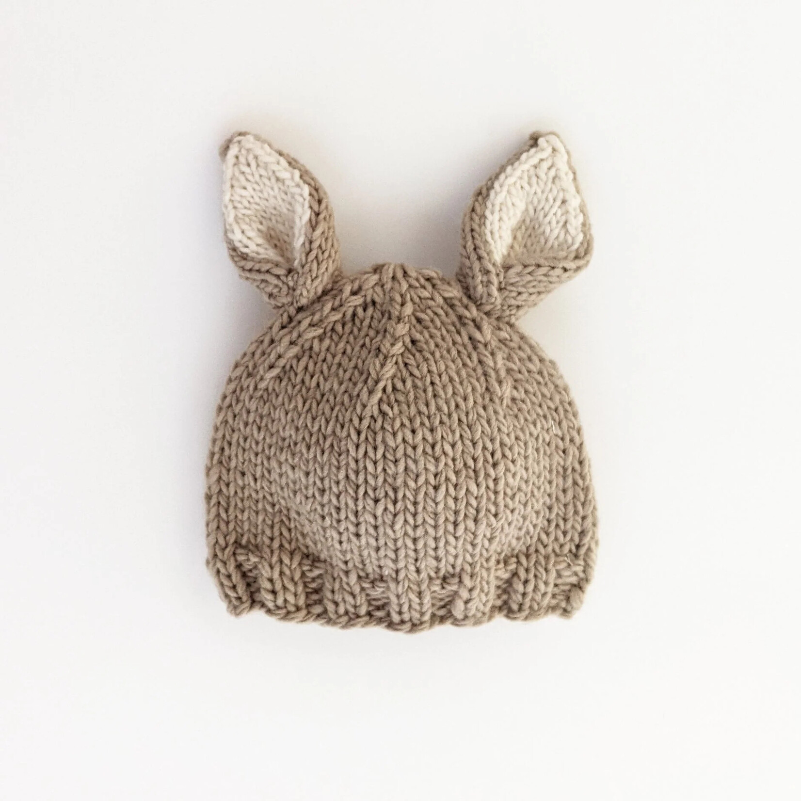 Huggalugs Bunny Ears Pebble Baby Beanie 6-24 months