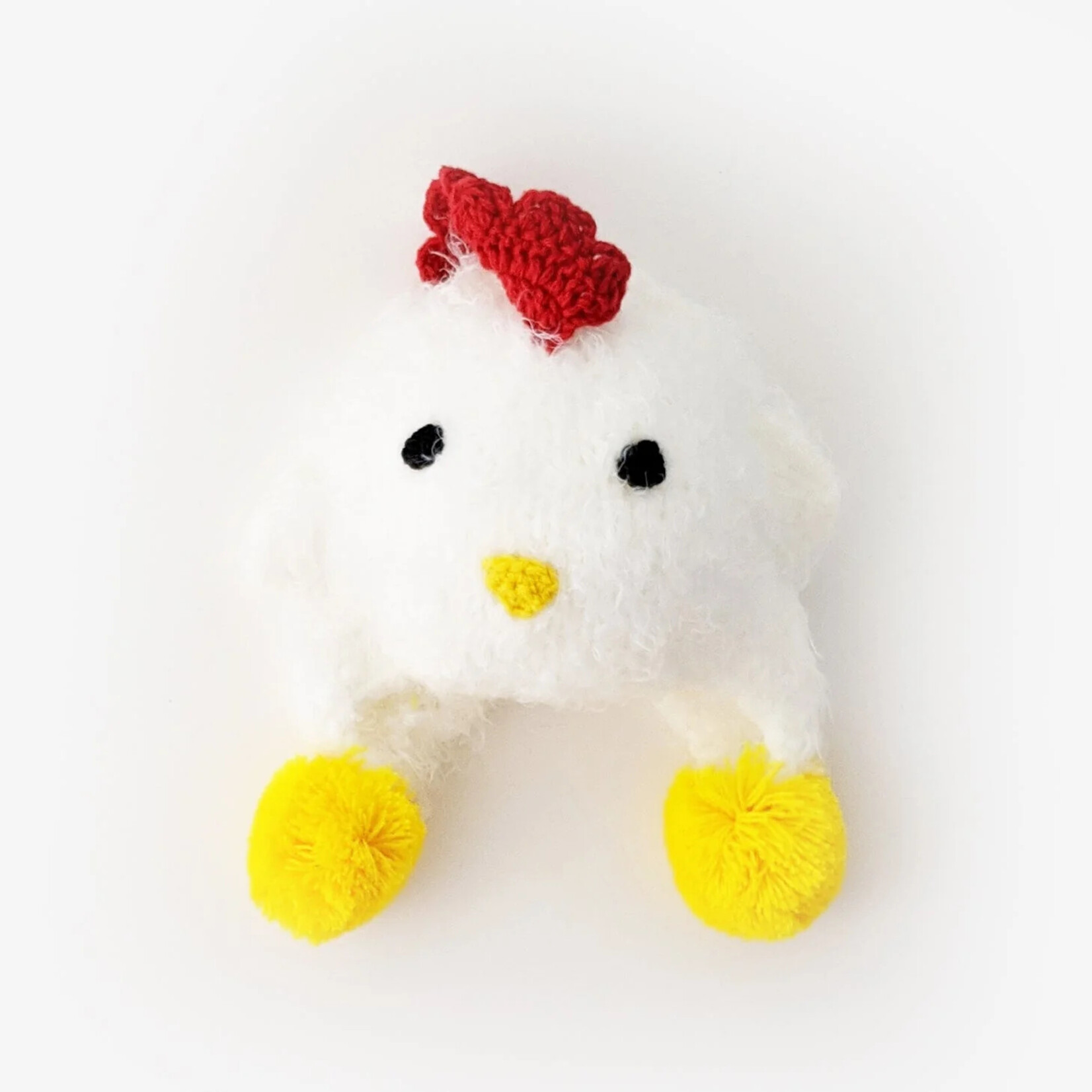 Huggalugs Chicken Earflap Baby Beanie 6-24 Months