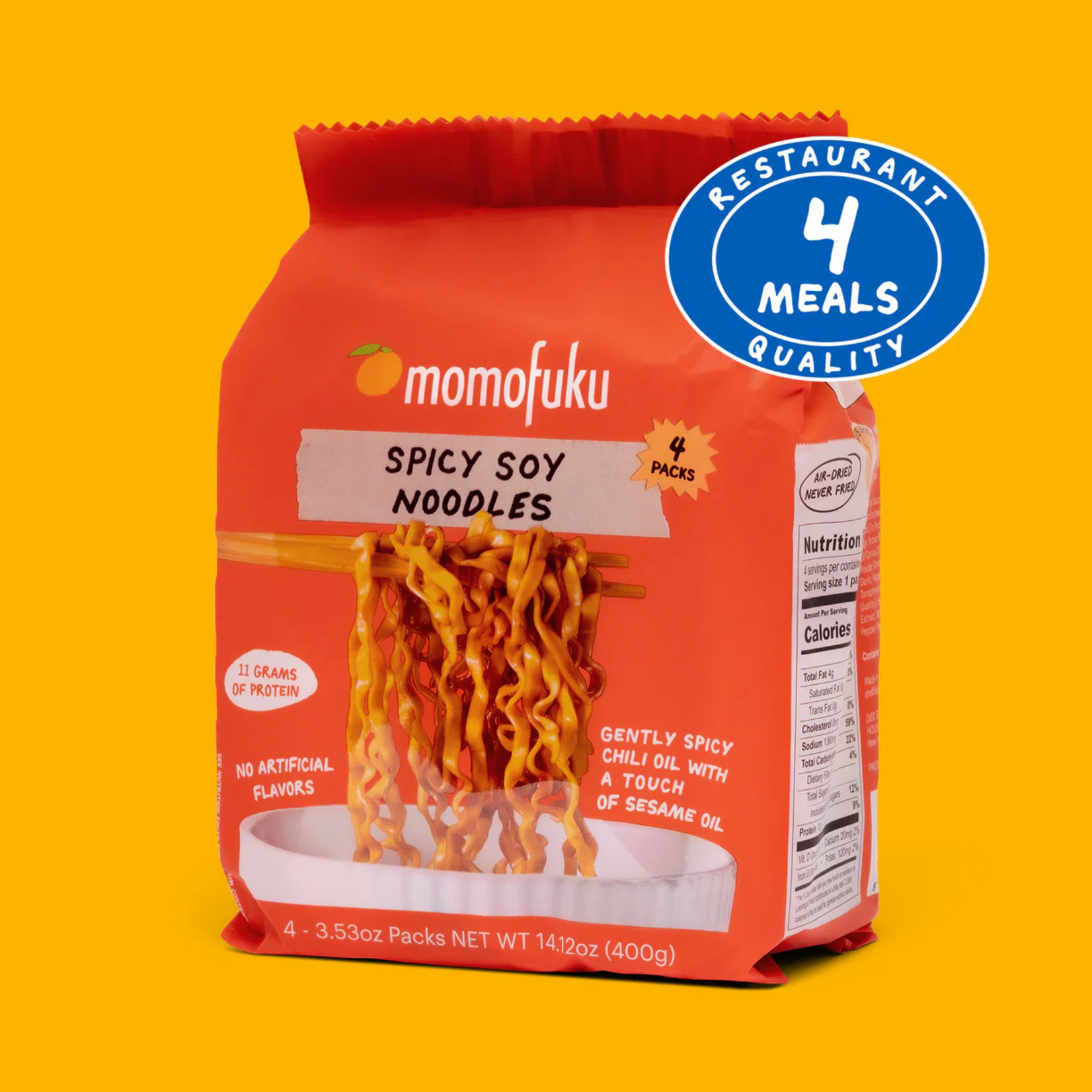 Momofuku Momofuku Spicy Soy Noodles 4 Pack