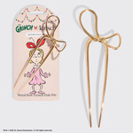 KITSCH The Grinch X Kitsch Gold Bow French Hair Pin