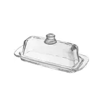 Glass Butter Dish w/ Lid