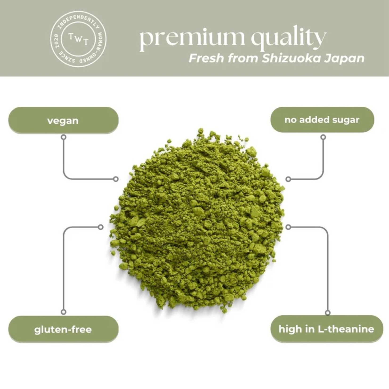 Tea with Tae Premium Japanese Matcha Powder - 4oz