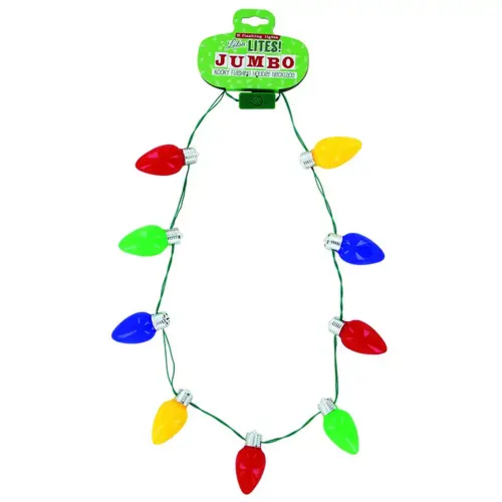 DM Merchandising Jumbo Flashing Light Necklace