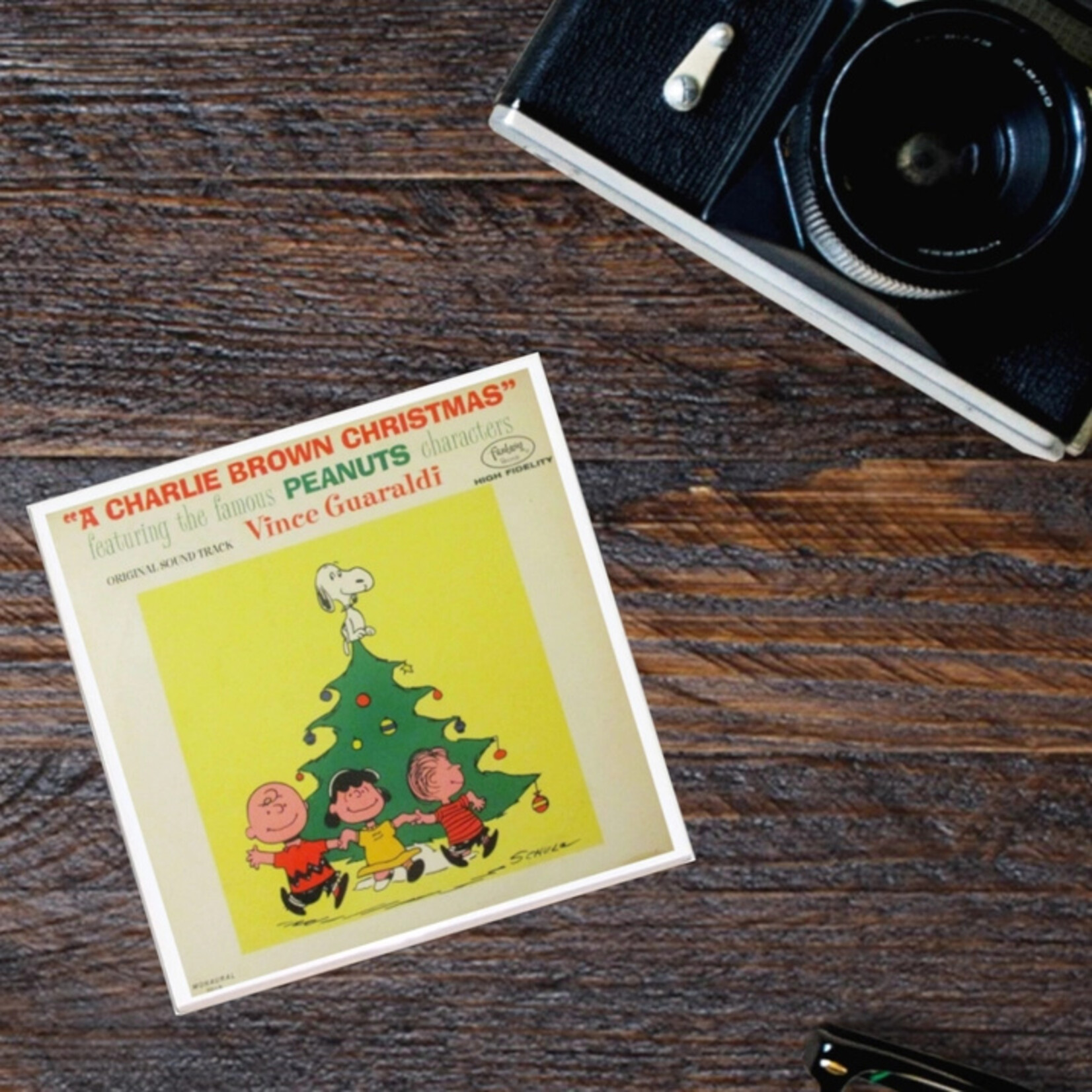 Lucky Mfg. A Charlie Brown Christmas Album Coaster