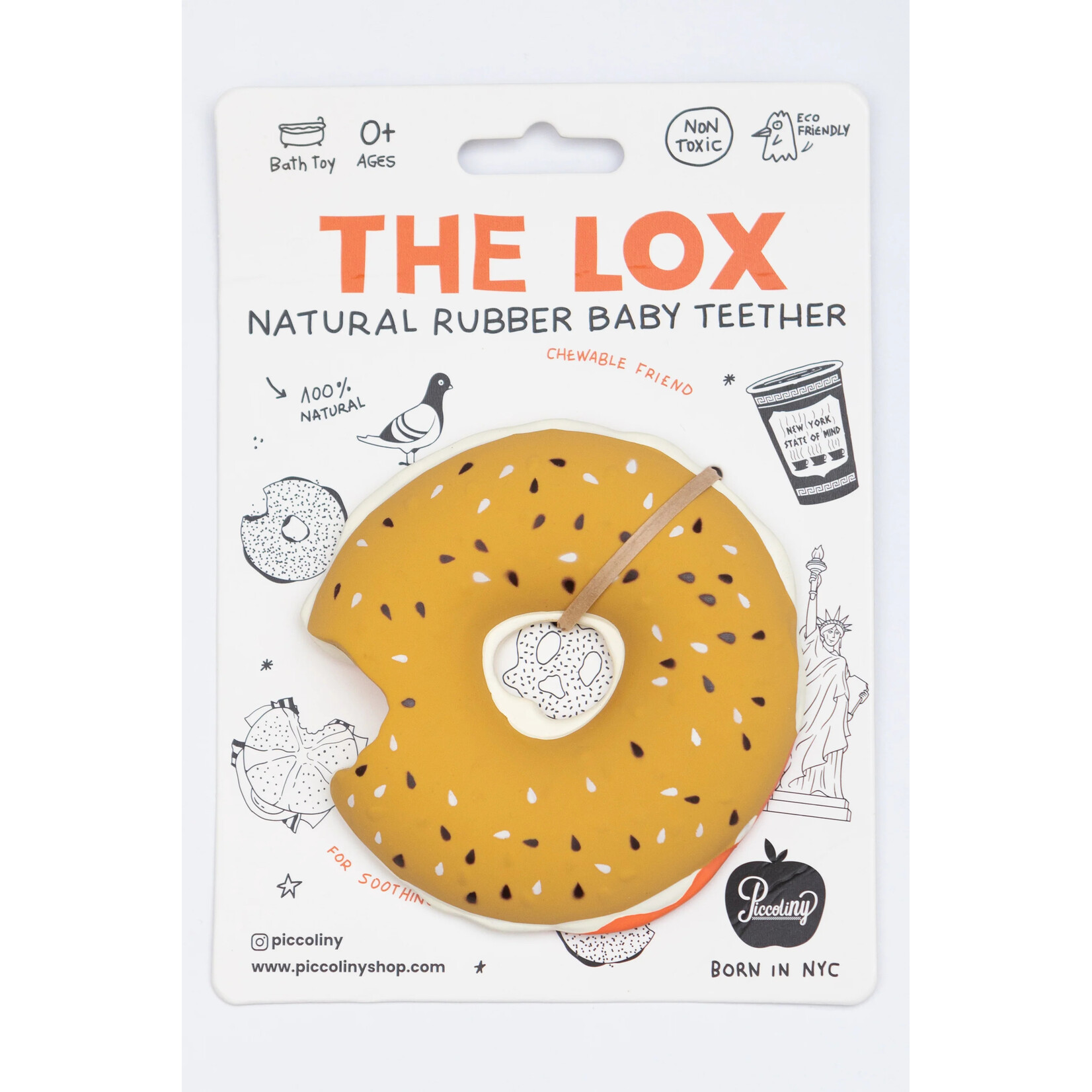 PiccoliNY The Lox Bagel Teether