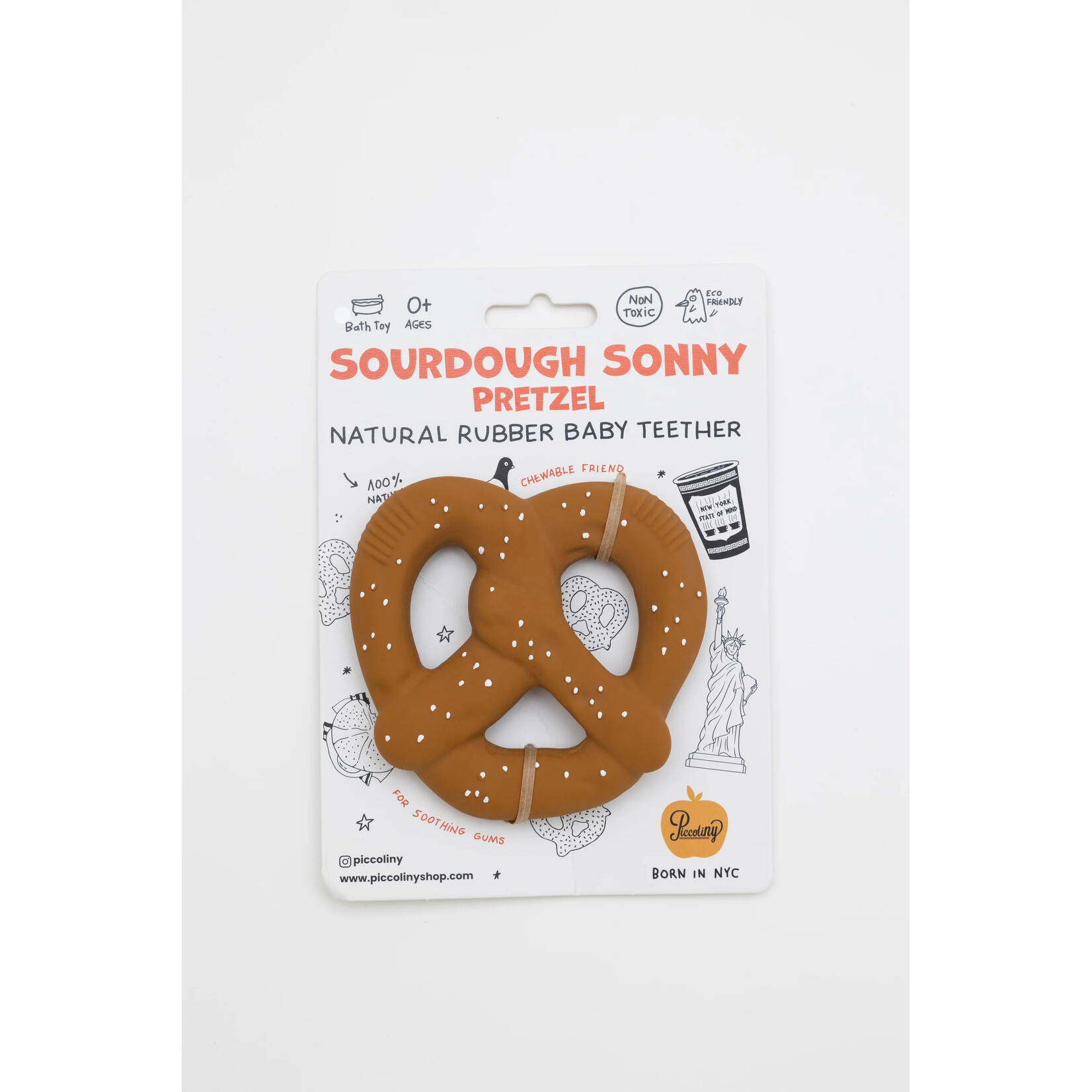 PiccoliNY Sourdough Sonny Pretzel Teether
