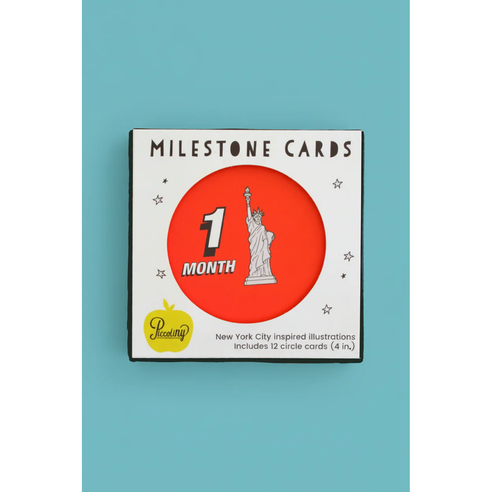 PiccoliNY NY Baby Milestone Cards