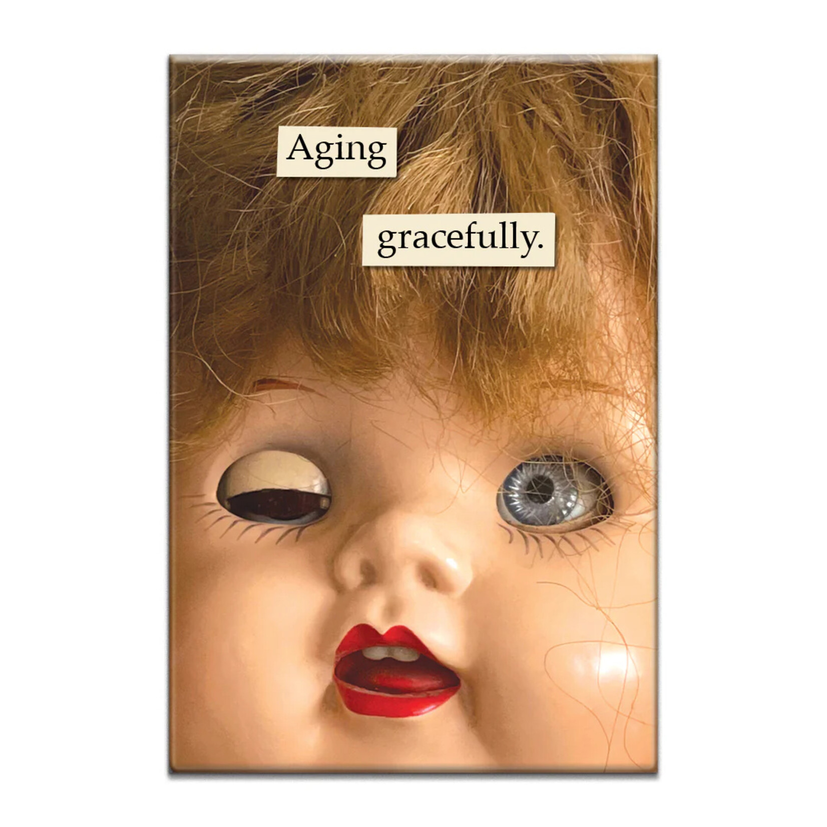 The Mincing Mockingbird Aging Gracefully Magnet