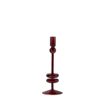 etúHOME Merlot Red Glass Candlestick