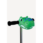 Micro Kickboard Scoota Headz- Green Dino