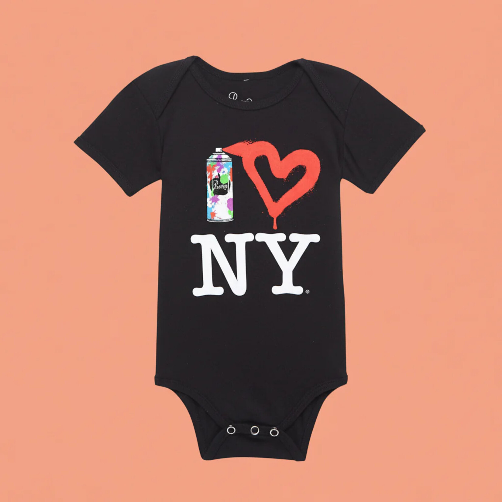 PiccoliNY Spray Paint Heart NY Onesie