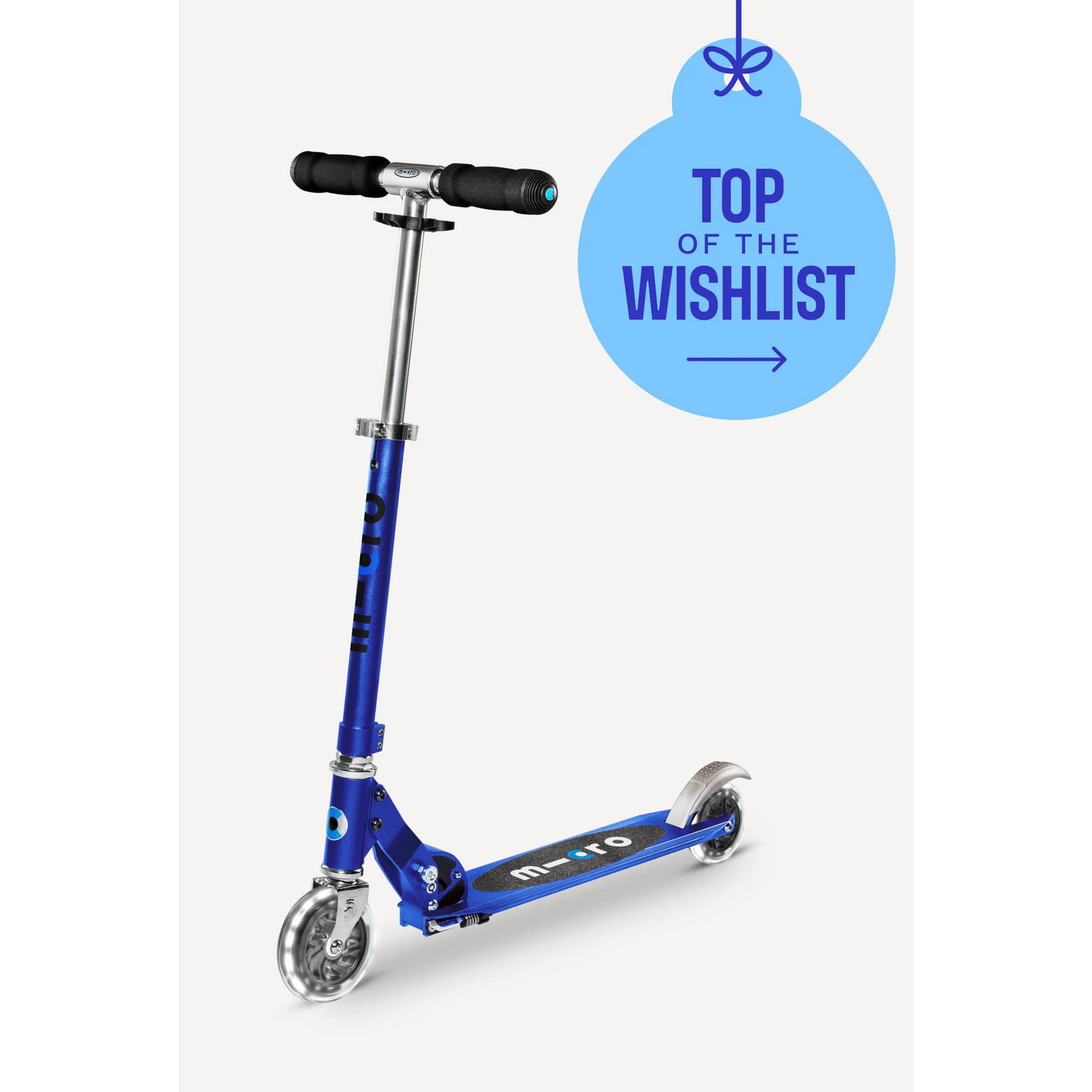 Micro Kickboard Micro Sprite LED Scooter- Sapphire Blue