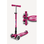 Micro Kickboard Micro Maxi Foldable LED Berry