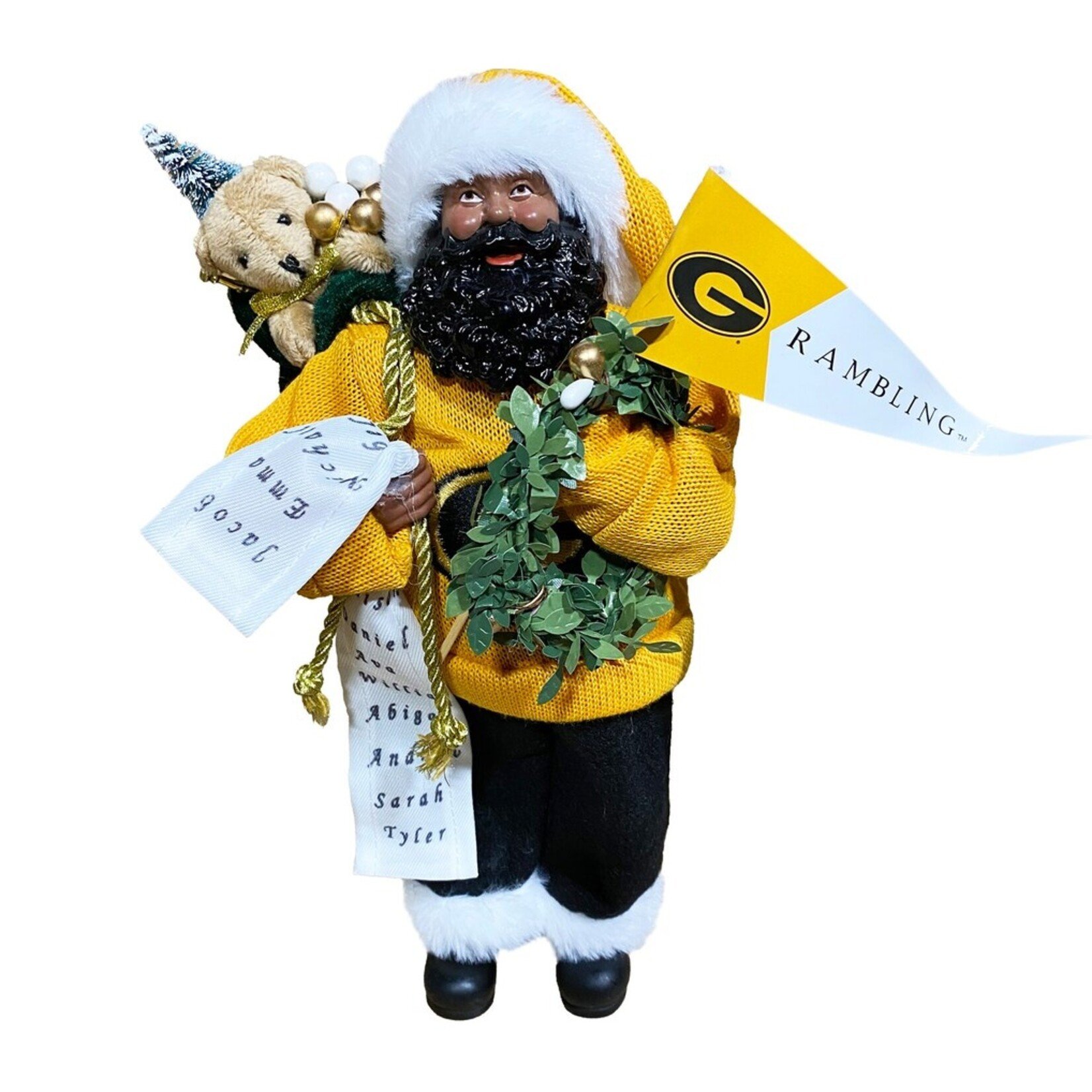 Santa's Workshop 12" Grambling Proud Santa