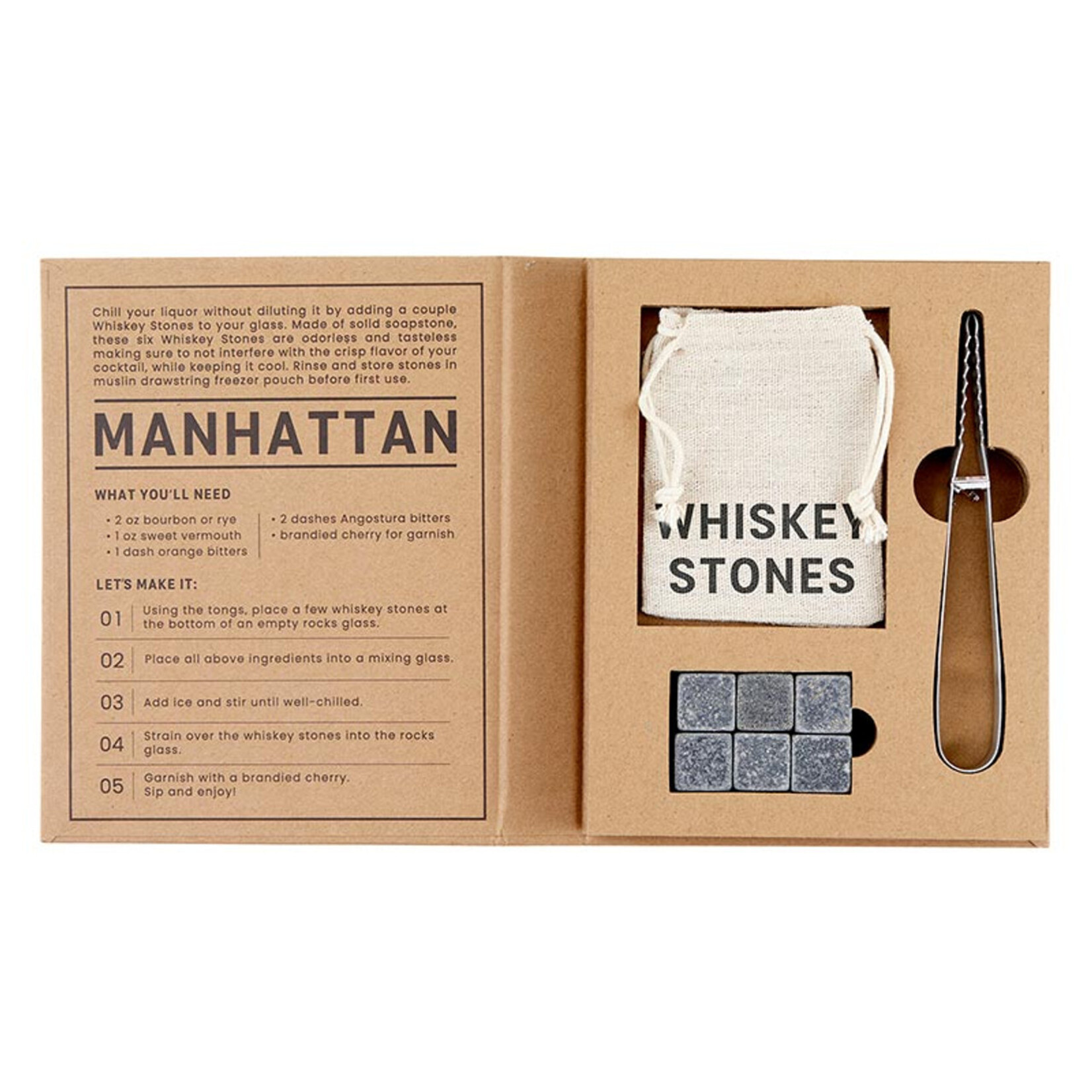 Santa Barbara Whiskey Stones Book Box