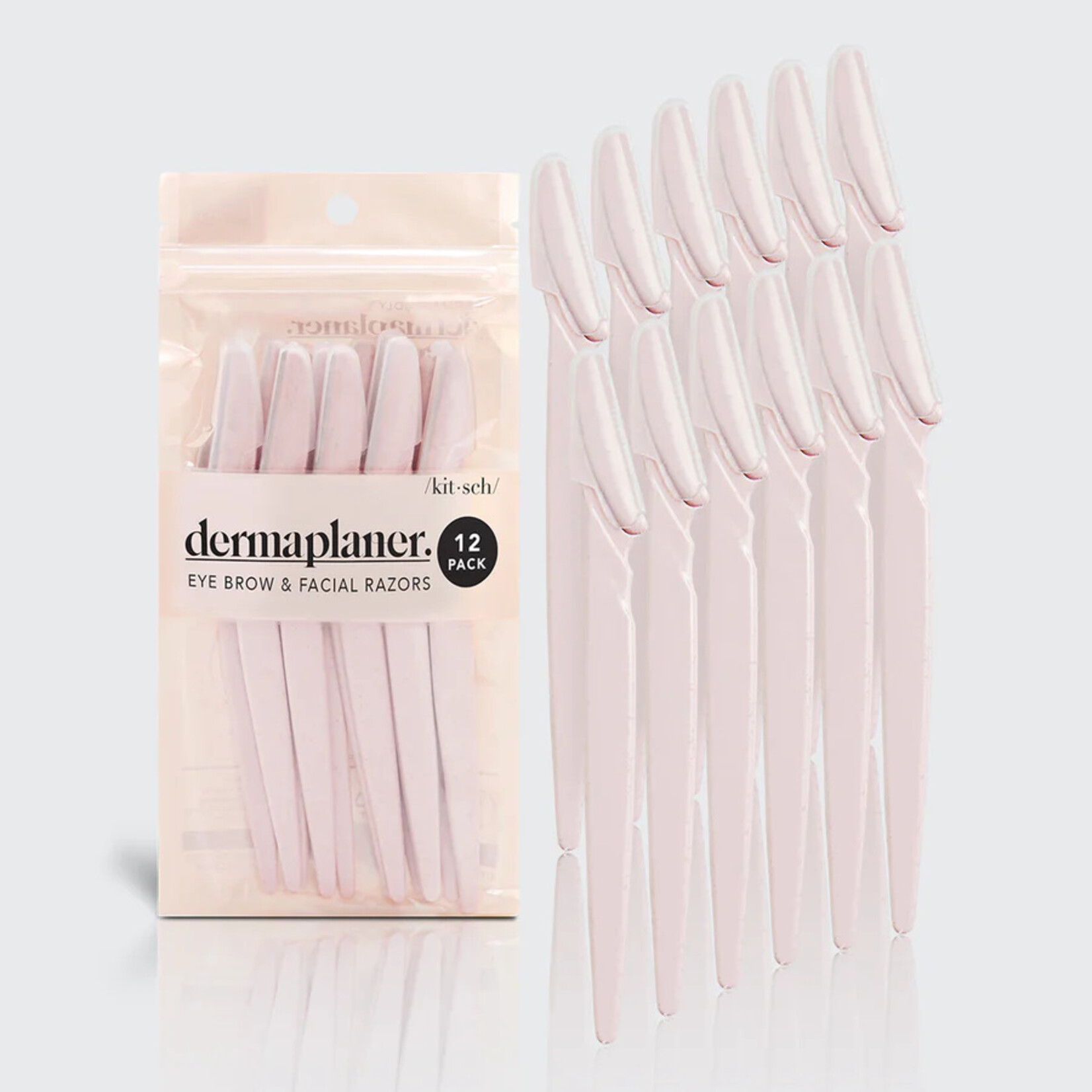 KITSCH Eco-Friendly Dermaplaner 12 Pack- Terracotta