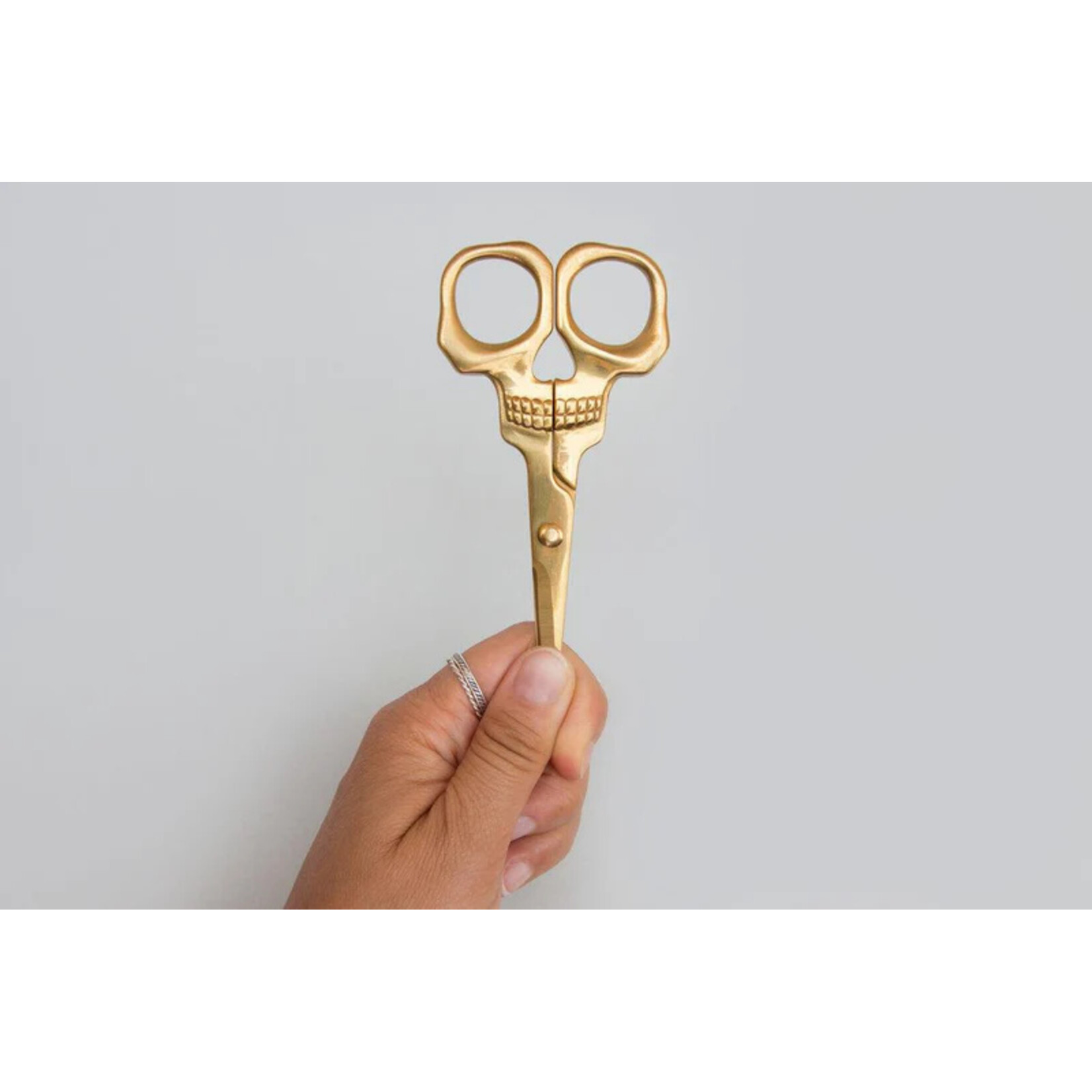 Gold Skull Scissors