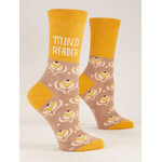 Blue Q Mind Reader Crew Socks