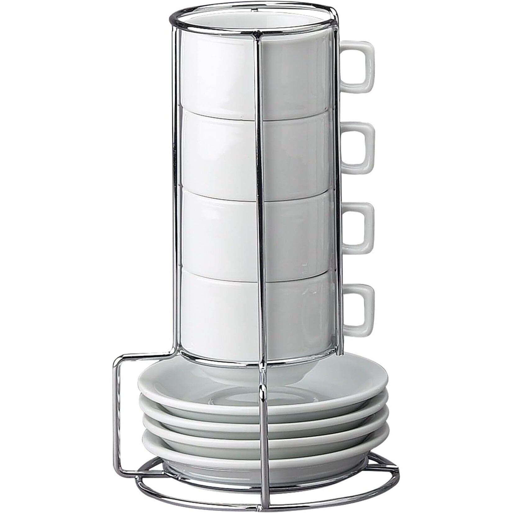Stackable Espresso Mug Set