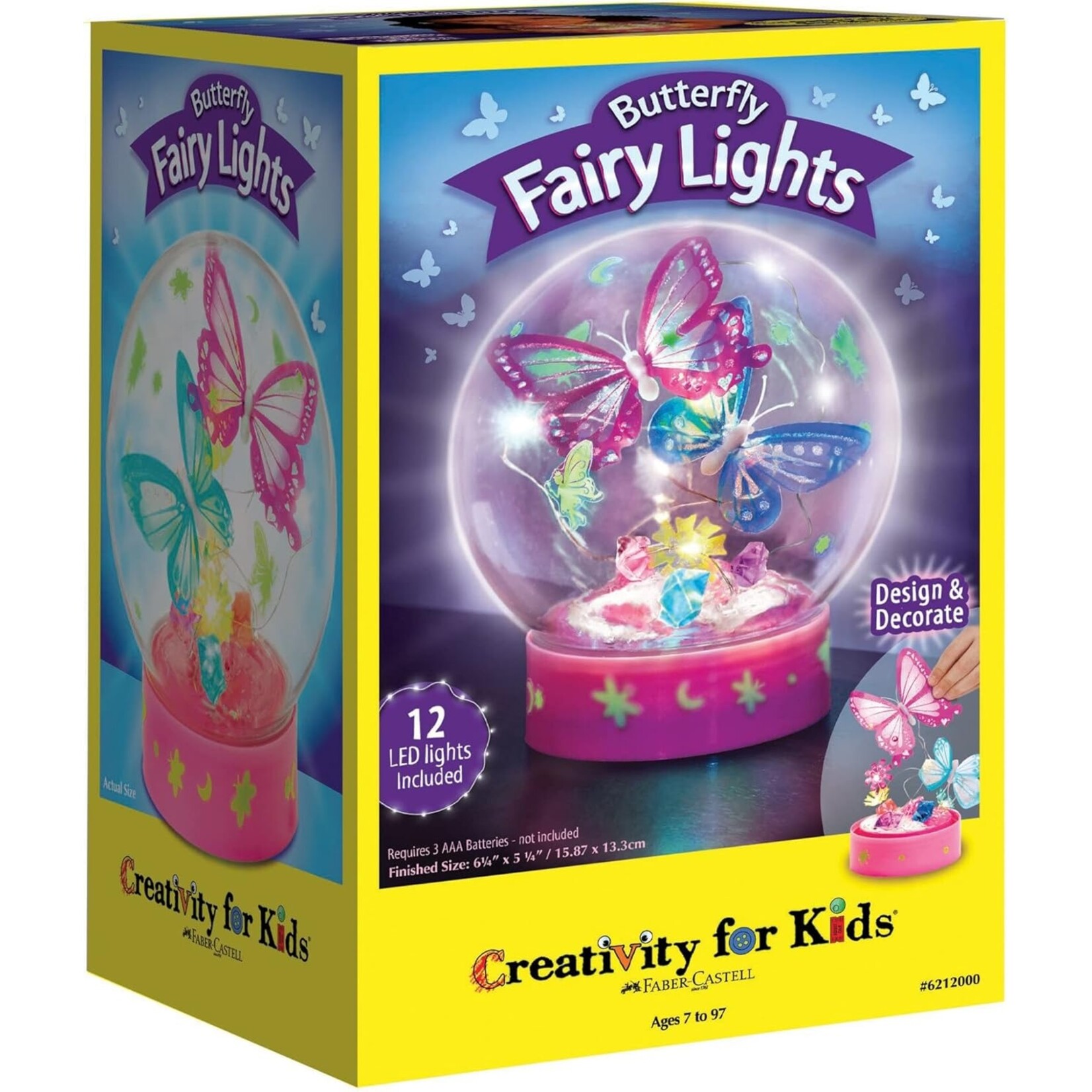 Creativity for Kids Butterfly Fairy Lights Globe DIY Craft Kits