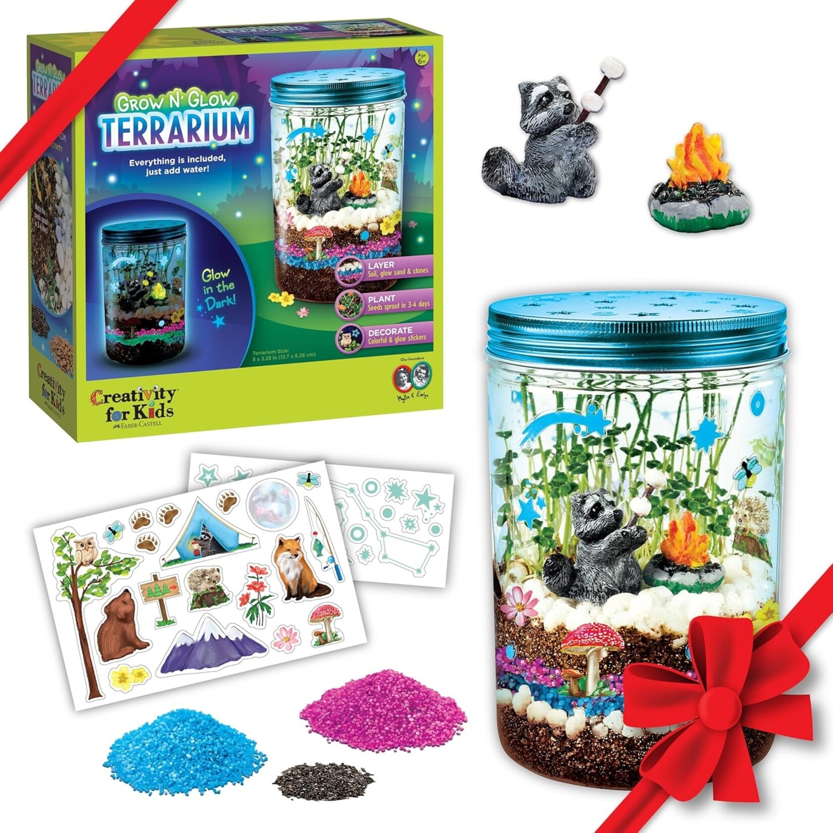 Creativity for Kids Grow n' Glow Terrarium DIY Craft Kit