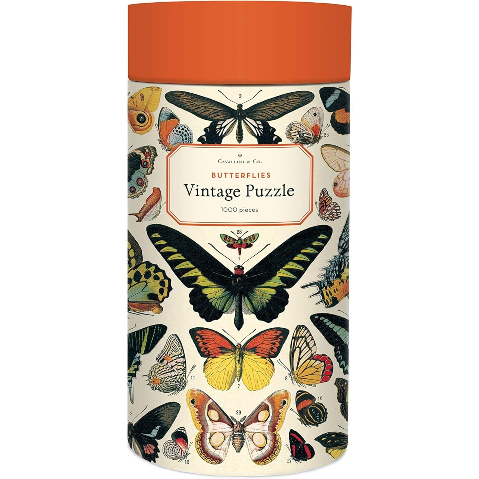 Cavallini Papers Butterfly 1000pc Puzzle