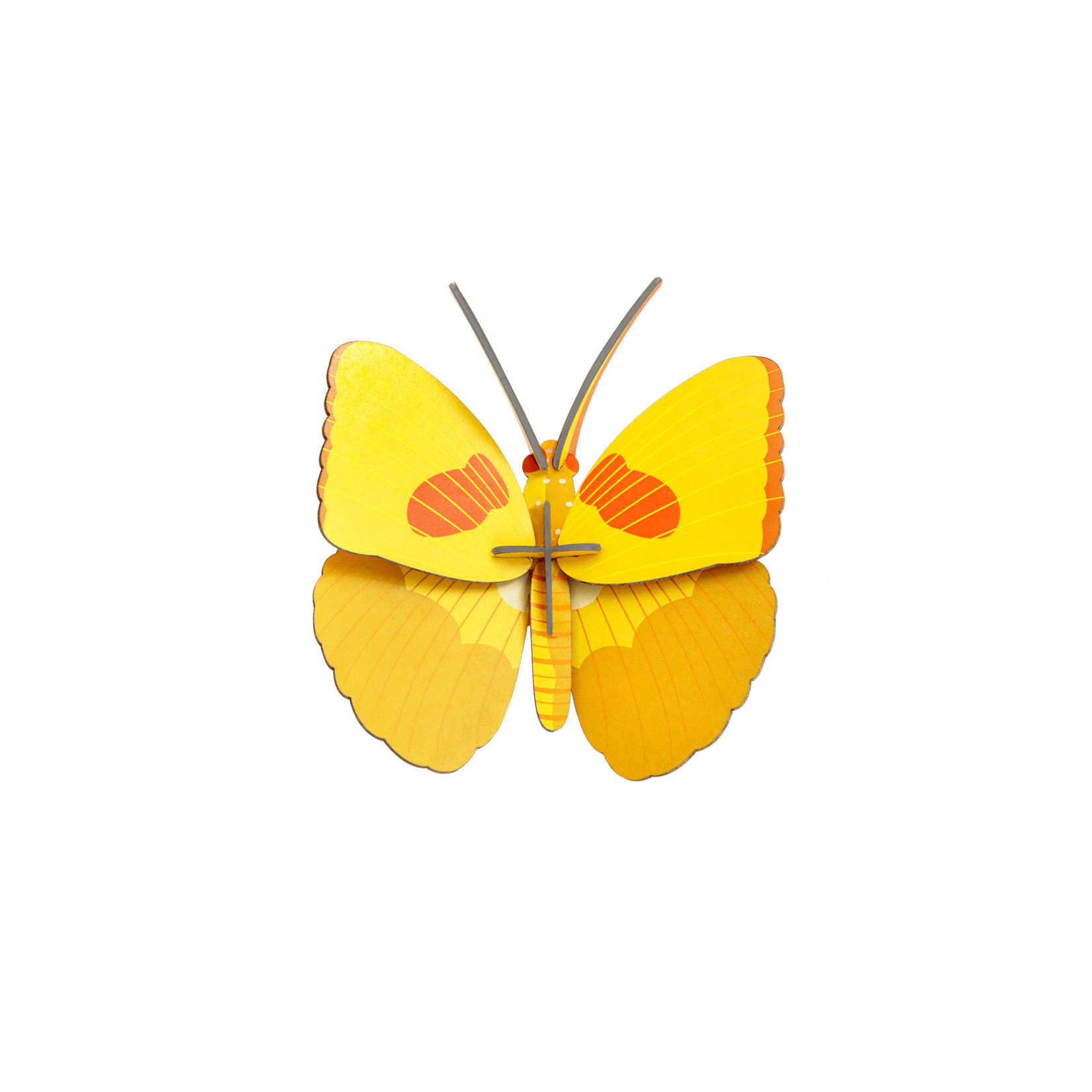 Studio Roof 3D Wall Art Yellow Butterfly