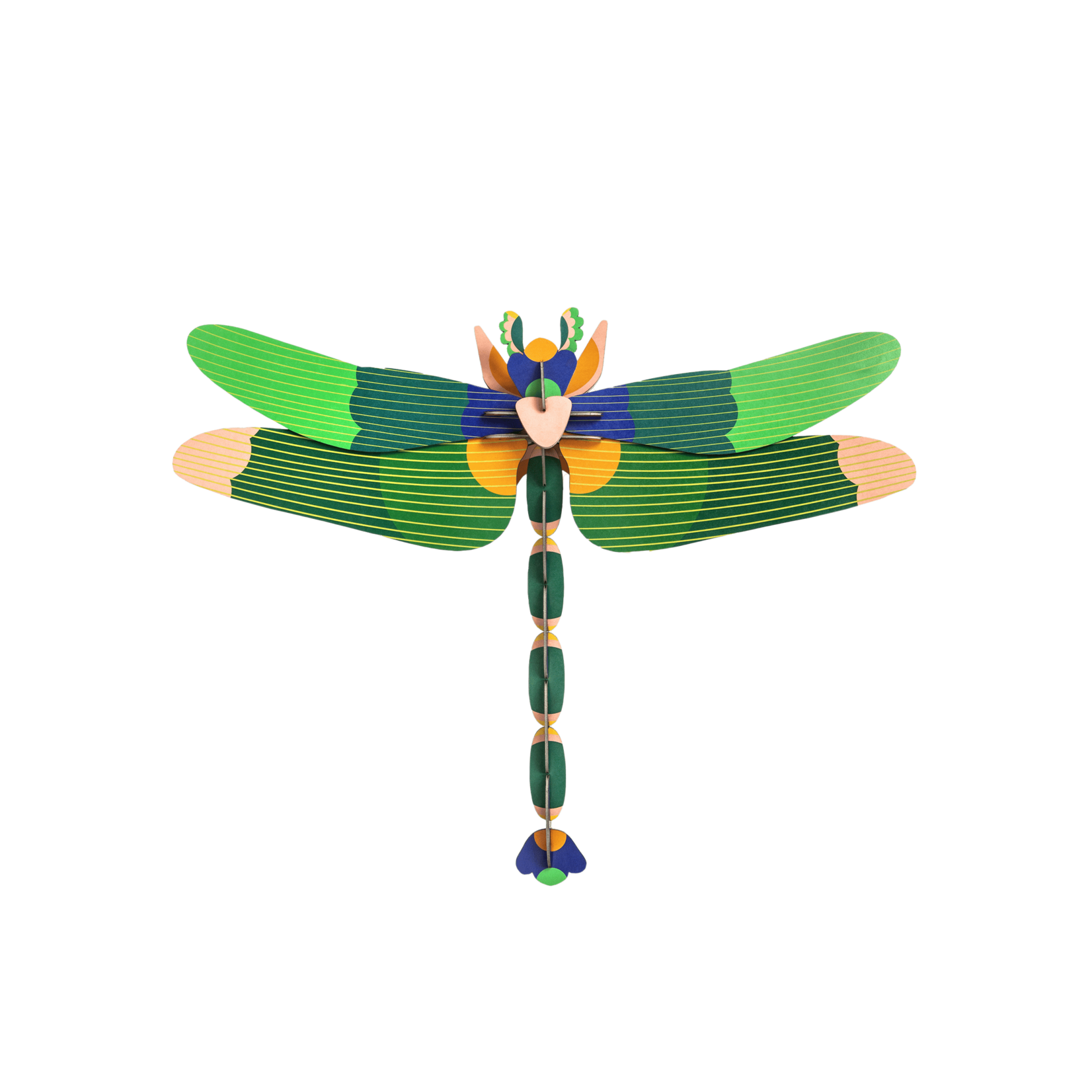 Studio Roof 3D Wall Art Giant Green Dragonfly
